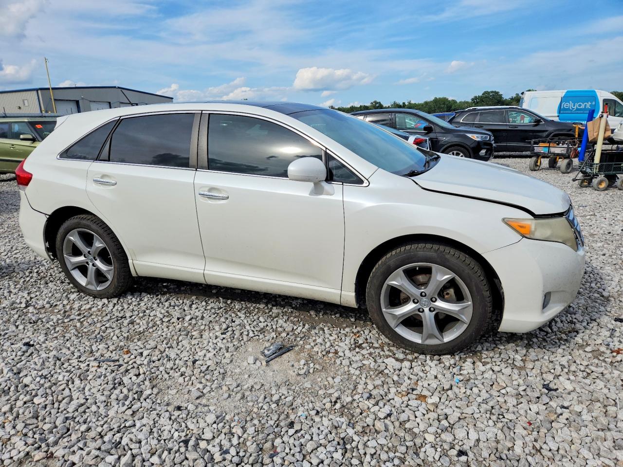 2009 Toyota Venza Awd V6 White vin: 4T3BK11A79U017628