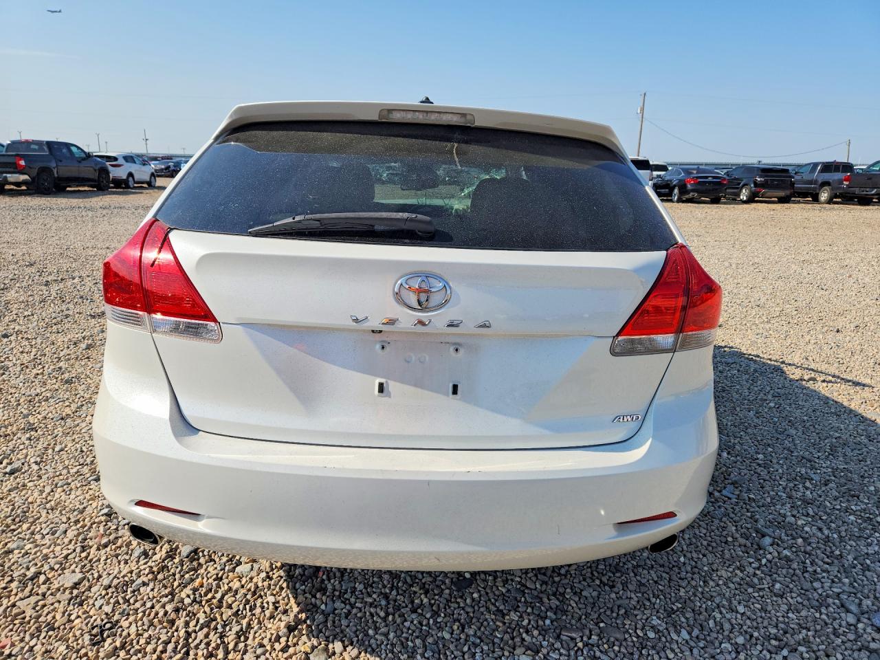 2009 Toyota Venza Awd V6 White vin: 4T3BK11A89U006525
