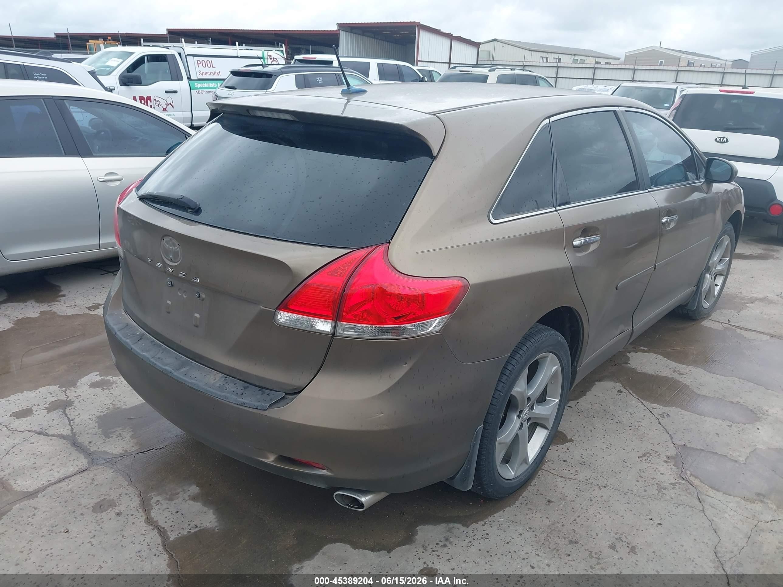 2009 Toyota Venza Base V6 Коричневый vin: 4T3BK11A89U011594