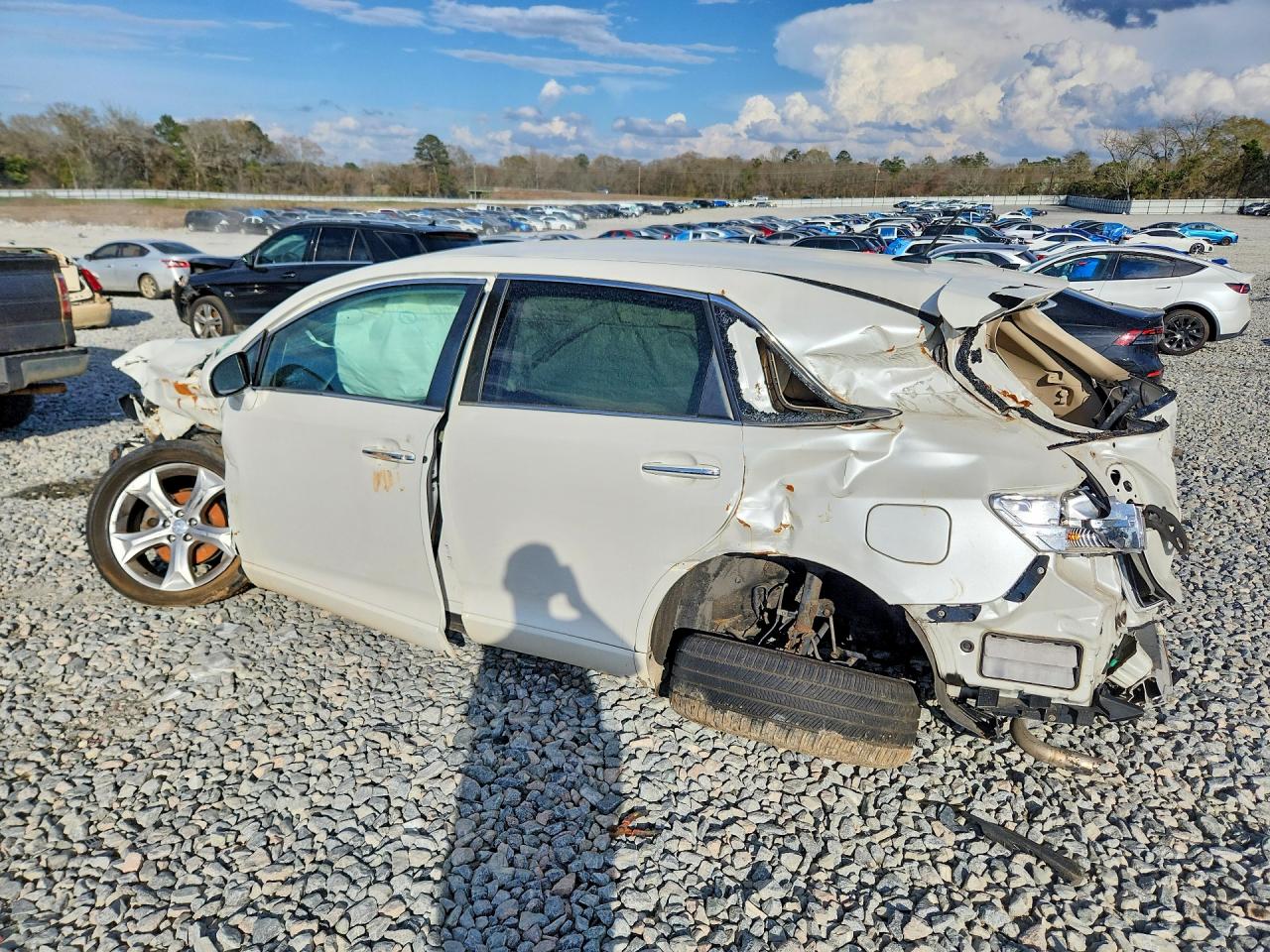 2009 Toyota Venza Awd V6 Белый vin: 4T3BK11A89U012843