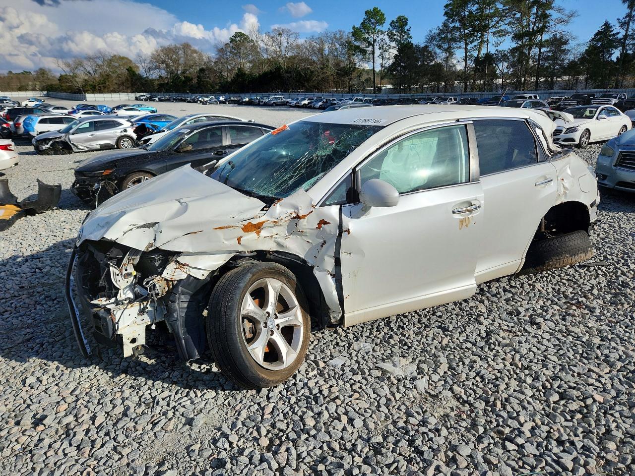 2009 Toyota Venza Awd V6 Белый vin: 4T3BK11A89U012843