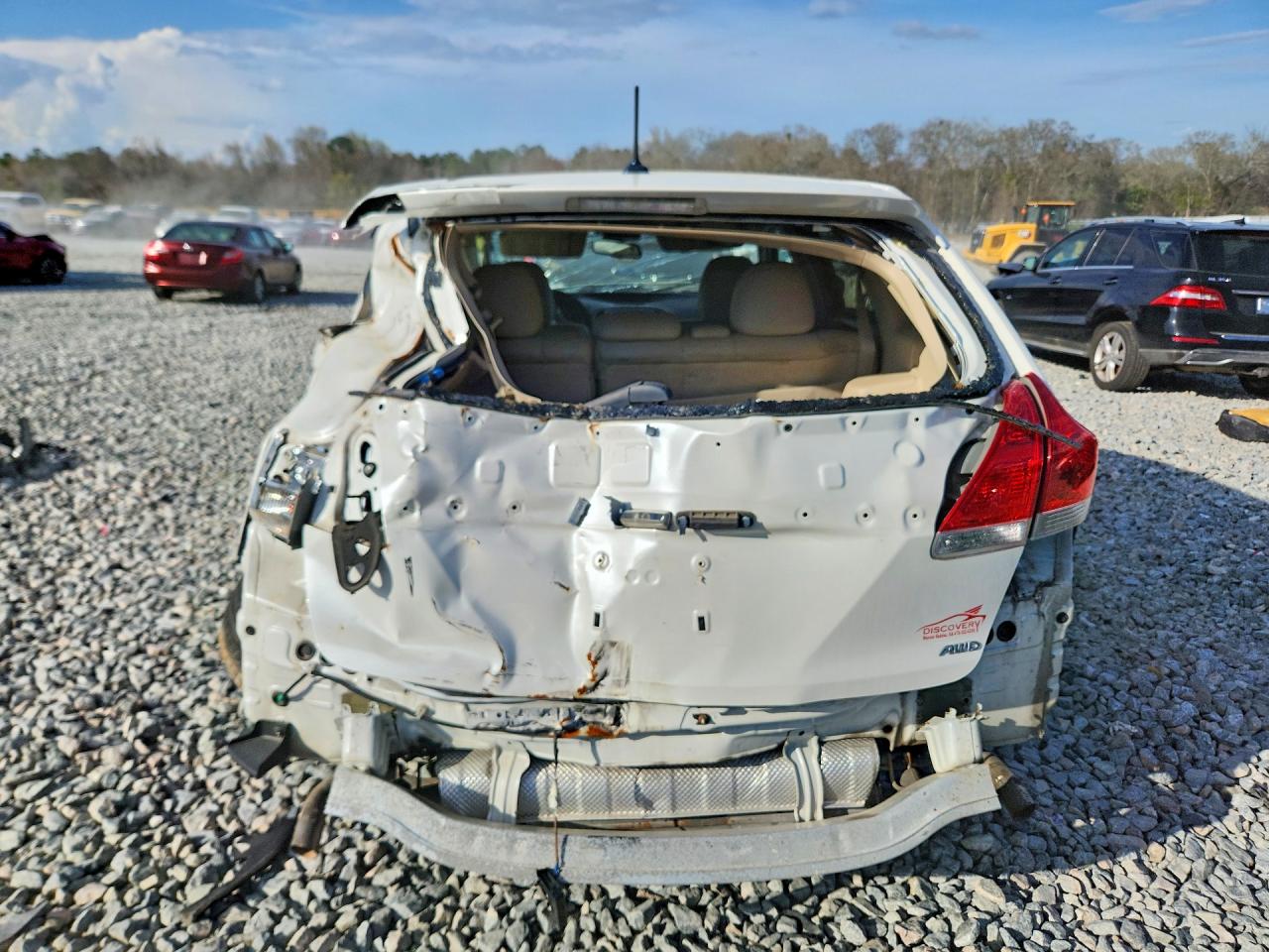 2009 Toyota Venza Awd V6 Белый vin: 4T3BK11A89U012843