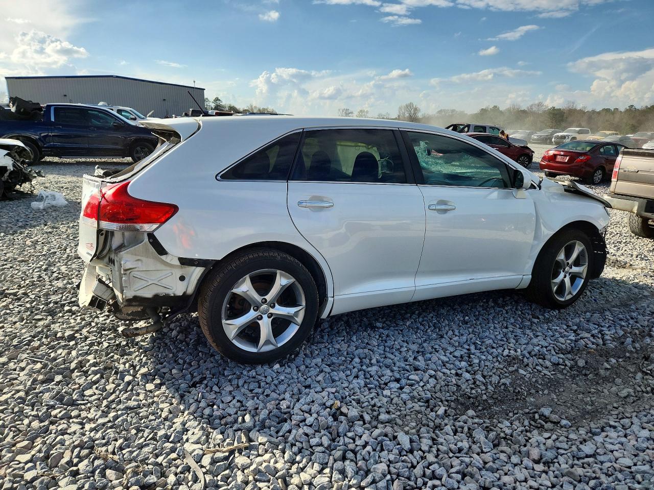2009 Toyota Venza Awd V6 Белый vin: 4T3BK11A89U012843