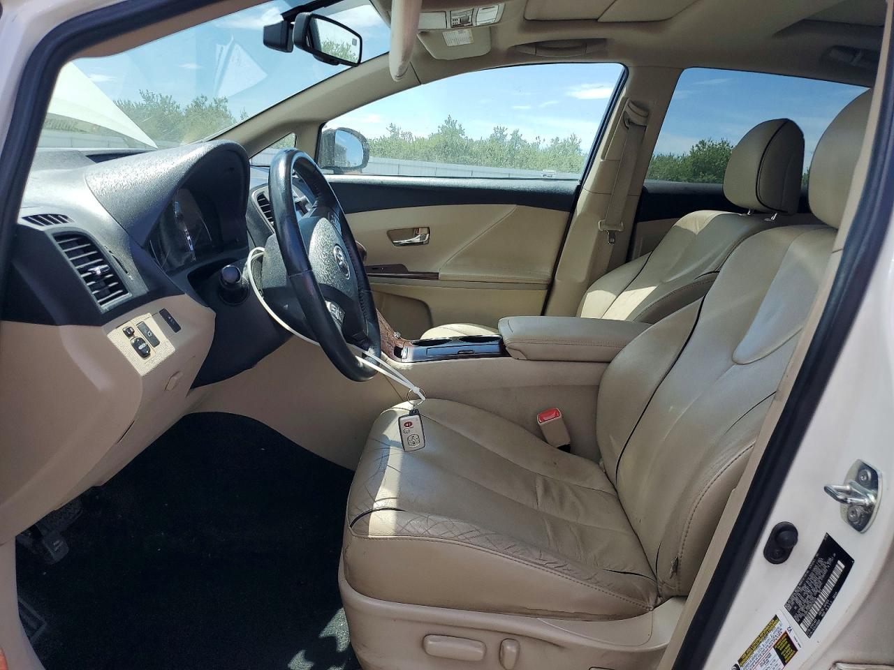 2009 Toyota Venza Awd V6 White vin: 4T3BK11A89U015046