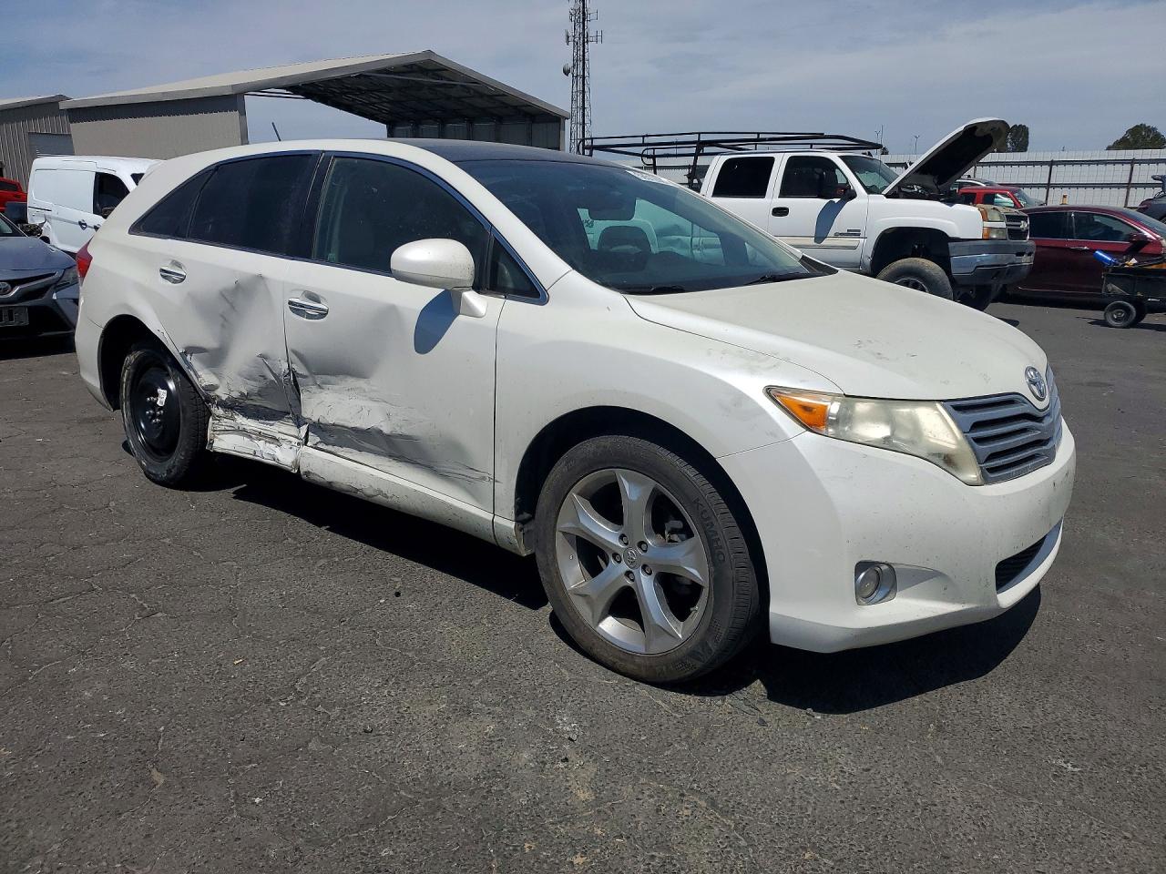 2009 Toyota Venza Awd V6 White vin: 4T3BK11A89U015046
