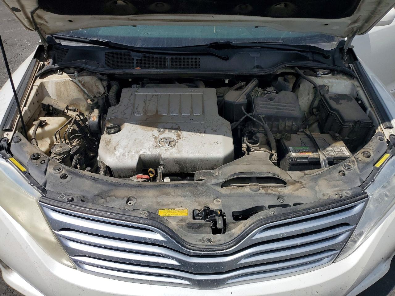 2009 Toyota Venza Awd V6 White vin: 4T3BK11A89U015046