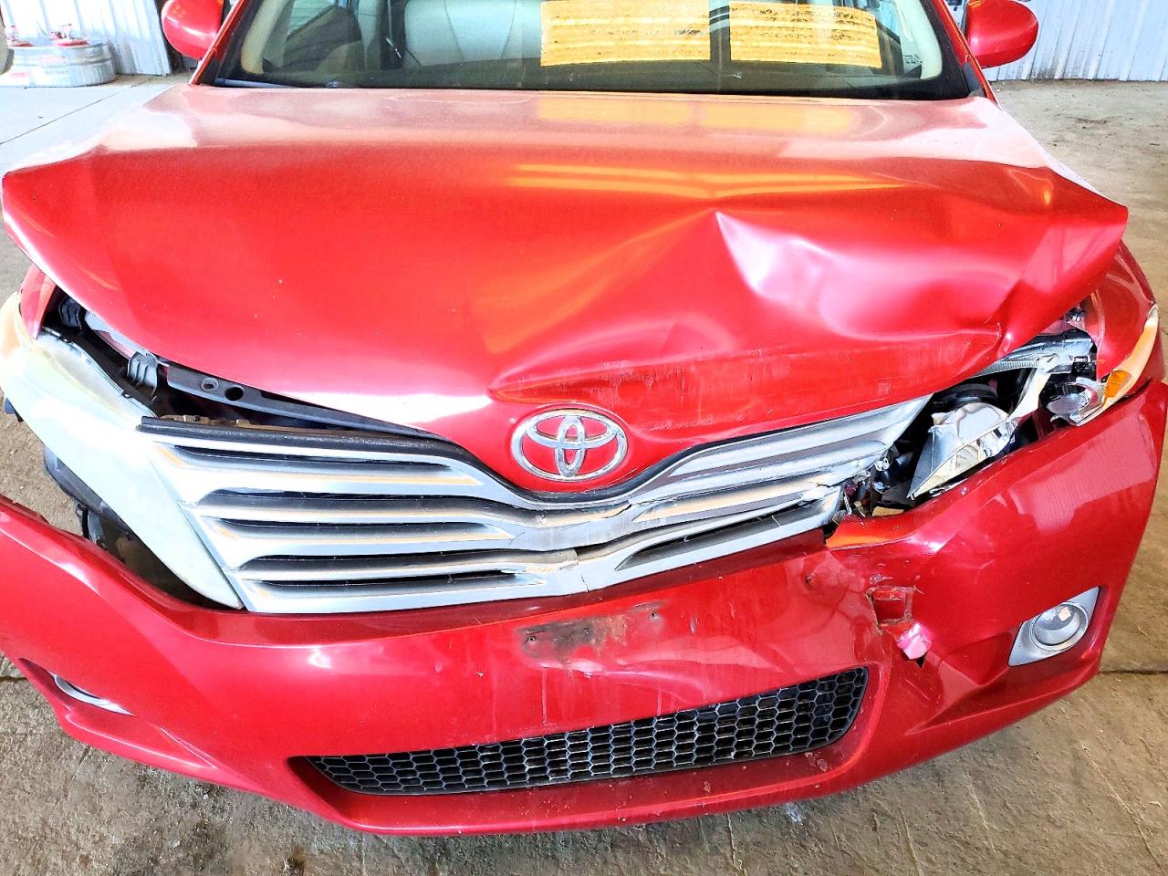 2009 Toyota Venza Awd V6 Red vin: 4T3BK11A99U007876