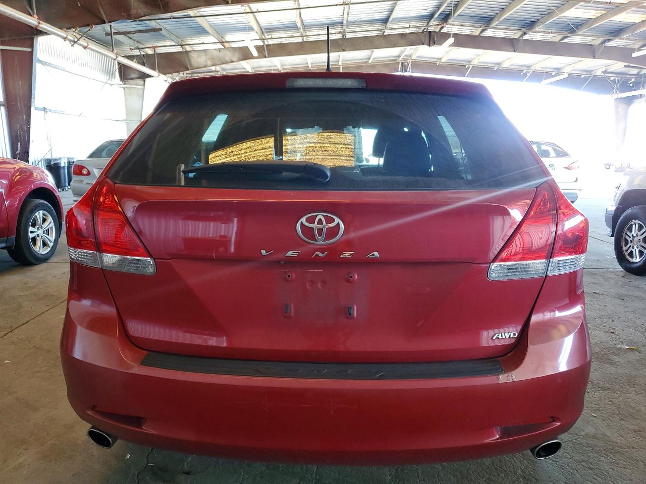 2009 Toyota Venza Awd V6 Red vin: 4T3BK11A99U007876