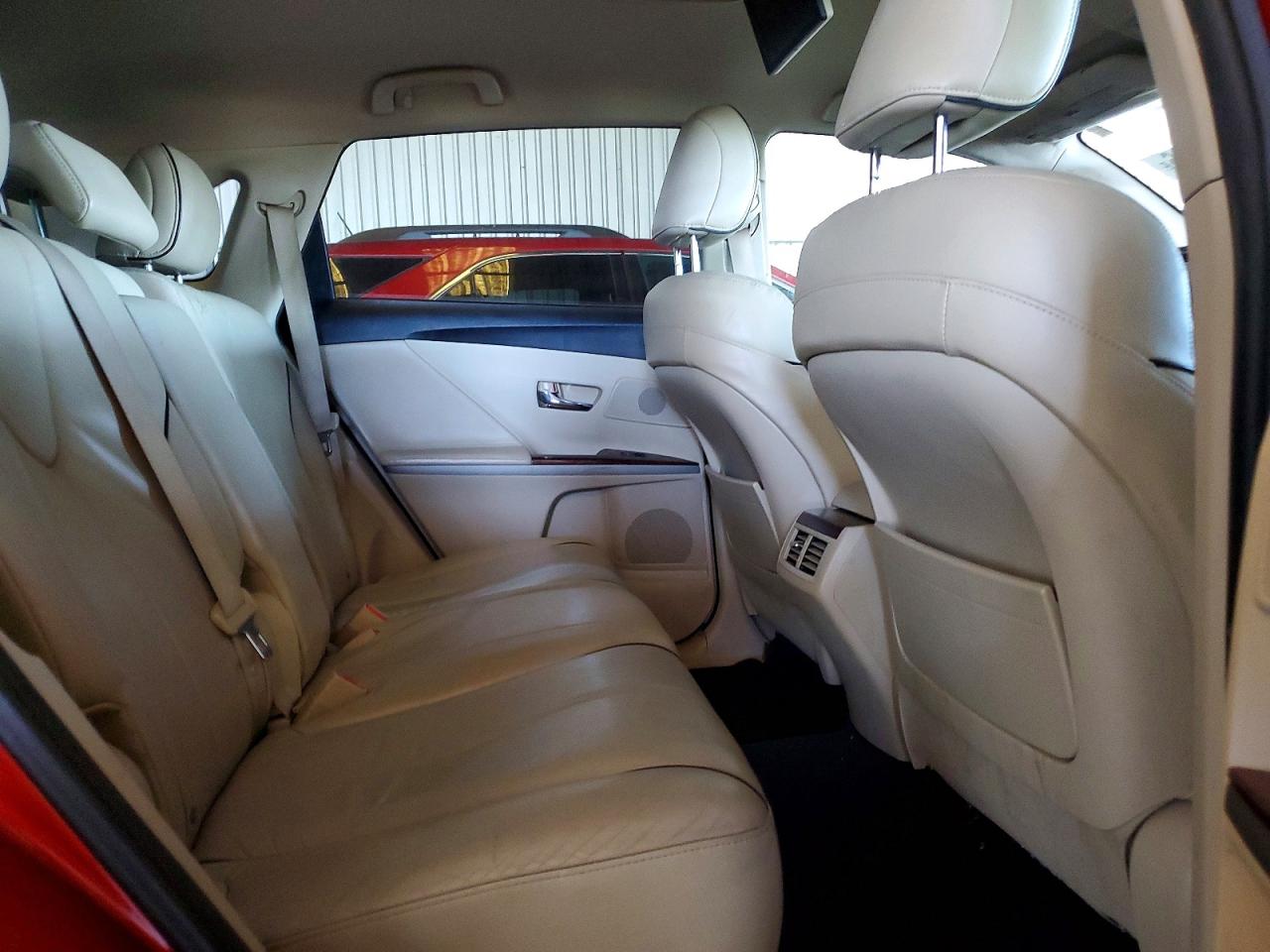 2009 Toyota Venza Awd V6 Red vin: 4T3BK11A99U007876