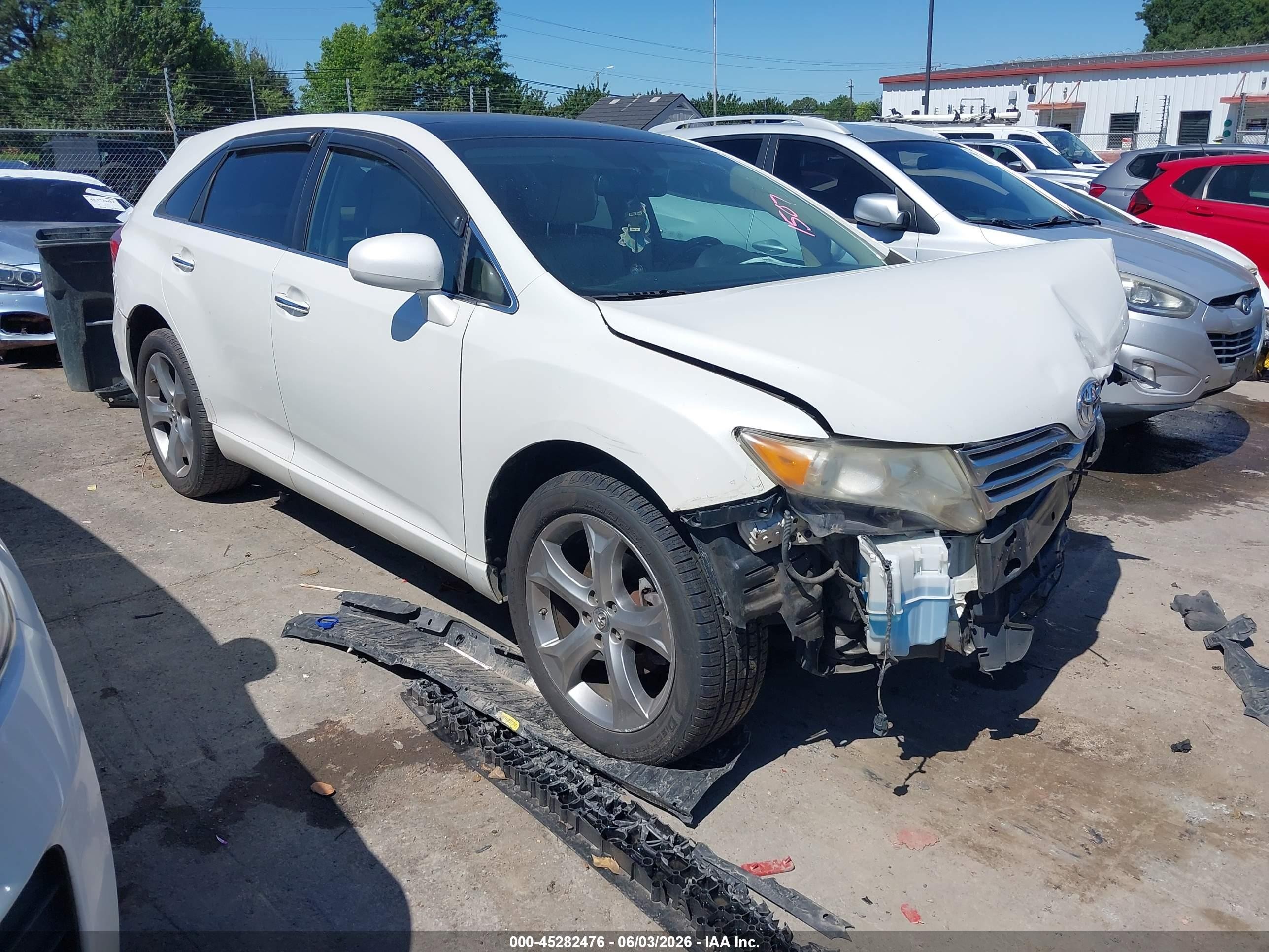2009 Toyota Venza Base V6 White vin: 4T3BK11A99U011507