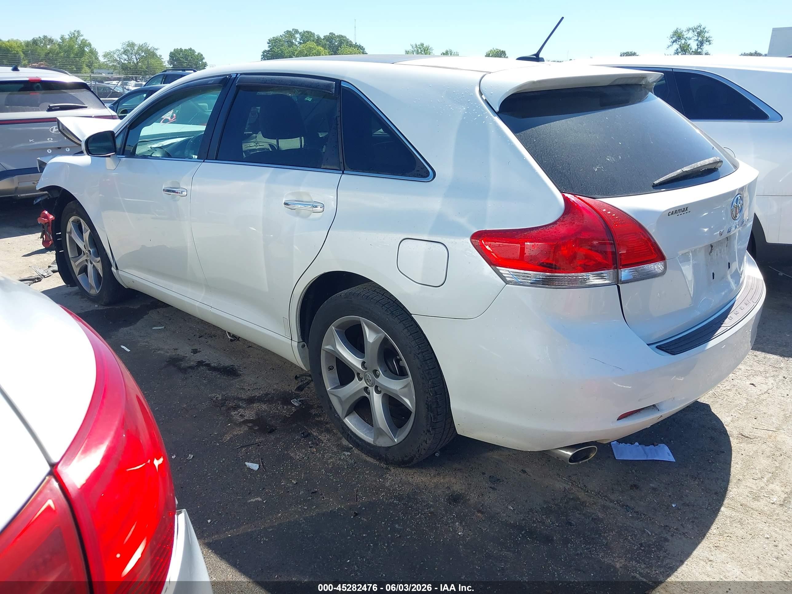 2009 Toyota Venza Base V6 White vin: 4T3BK11A99U011507