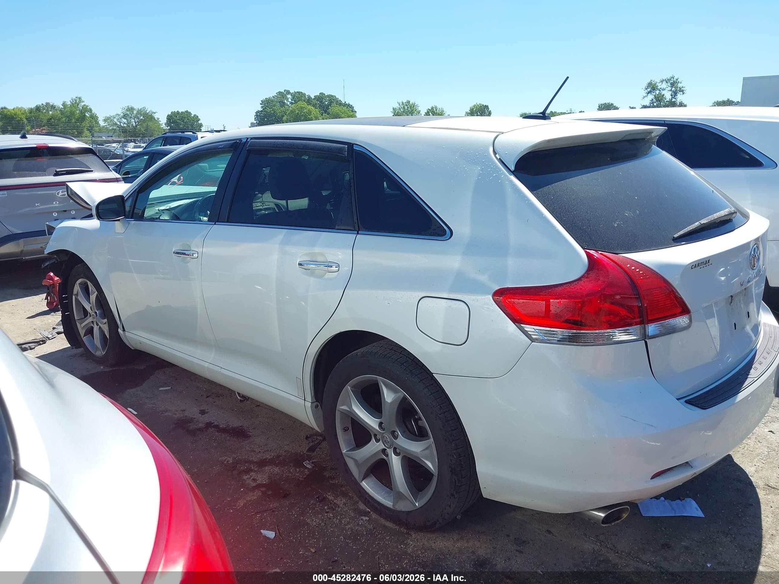 2009 Toyota Venza Base V6 White vin: 4T3BK11A99U011507
