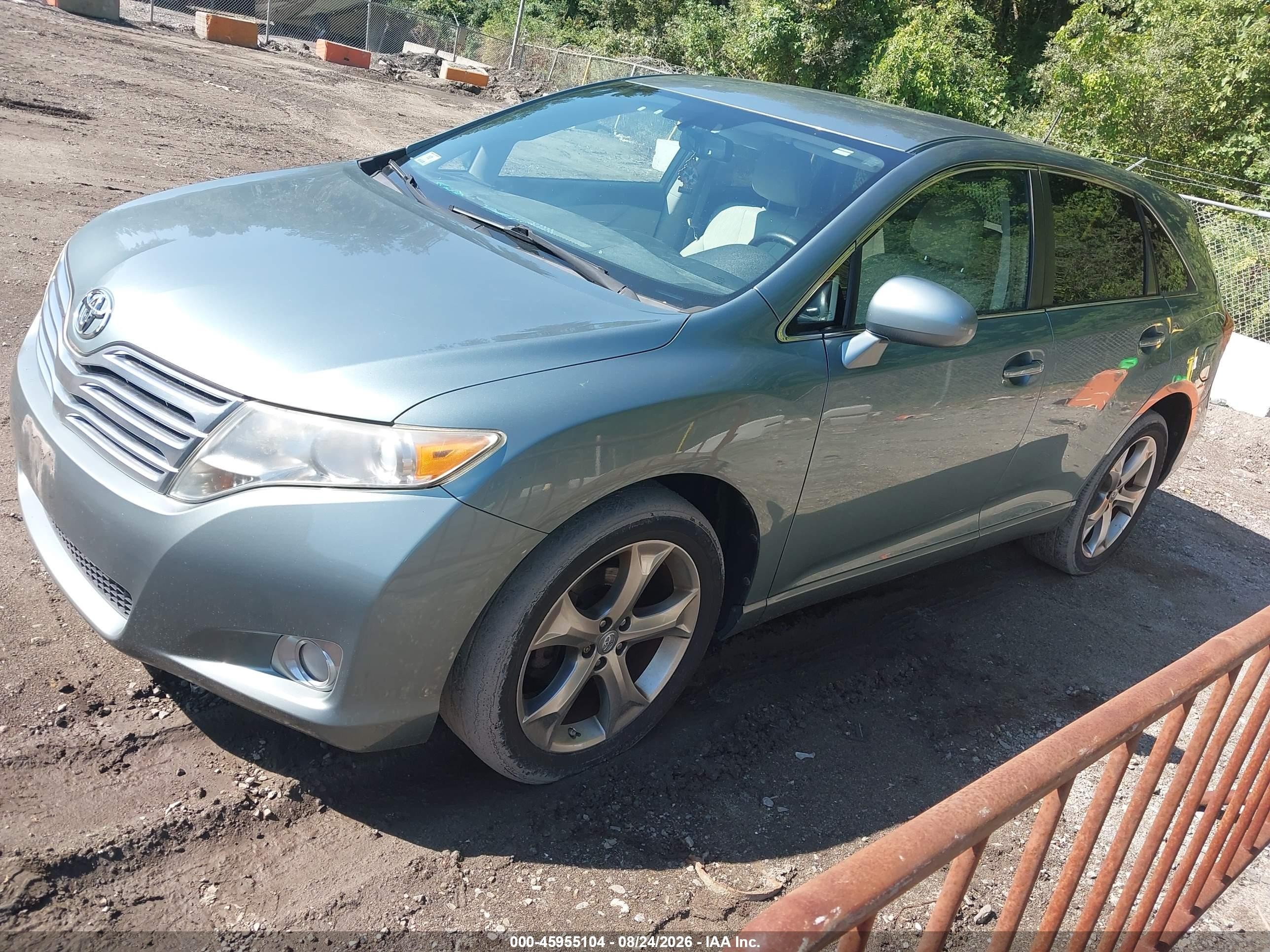 2009 Toyota Venza Base V6 Зеленый vin: 4T3BK11A99U017985