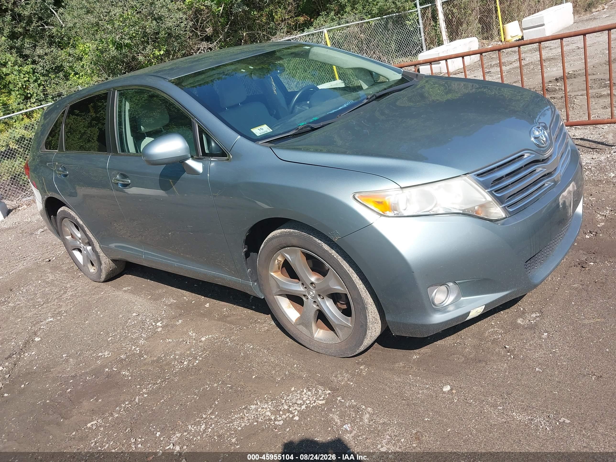2009 Toyota Venza Base V6 Green vin: 4T3BK11A99U017985