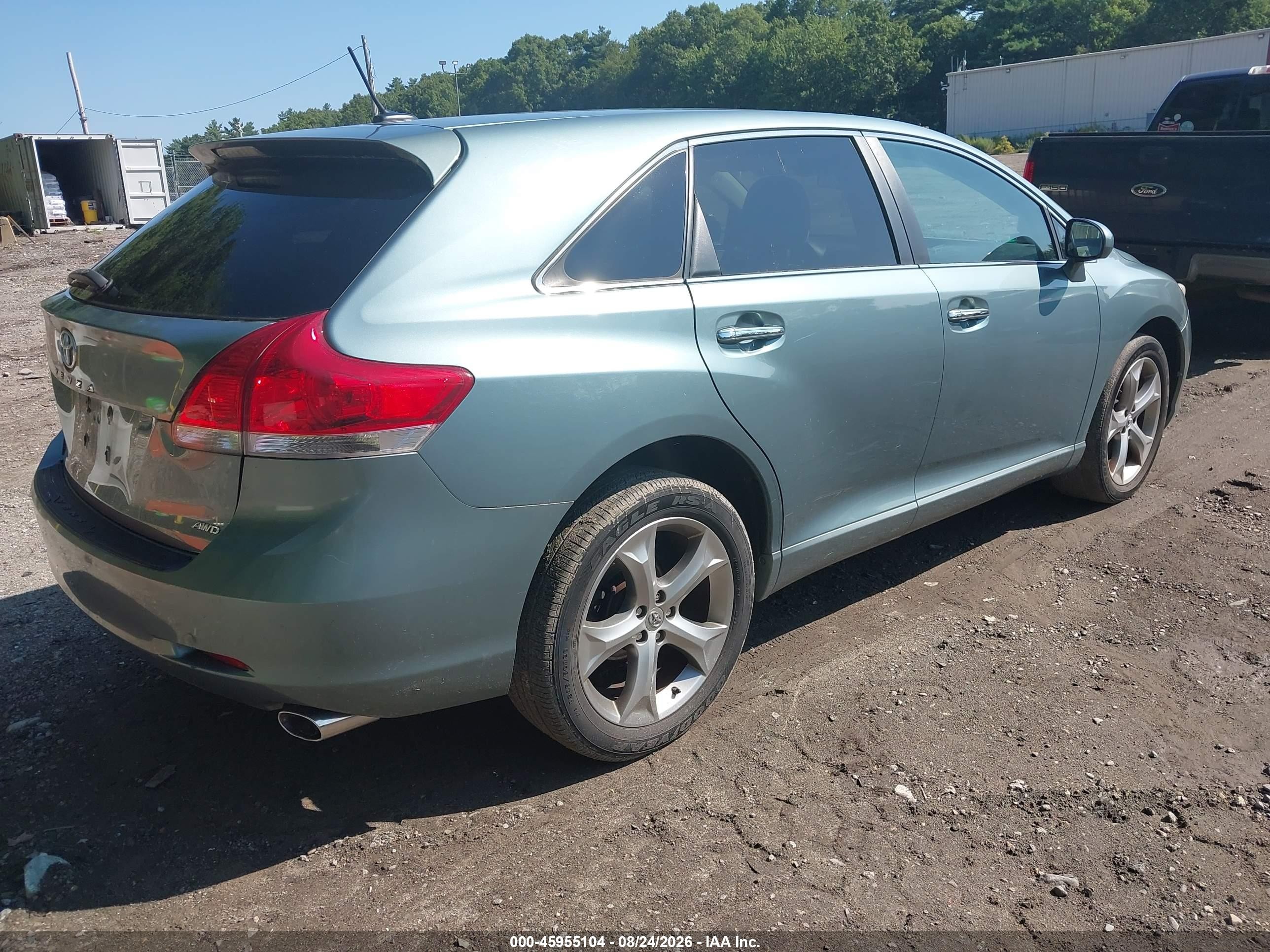 2009 Toyota Venza Base V6 Зеленый vin: 4T3BK11A99U017985