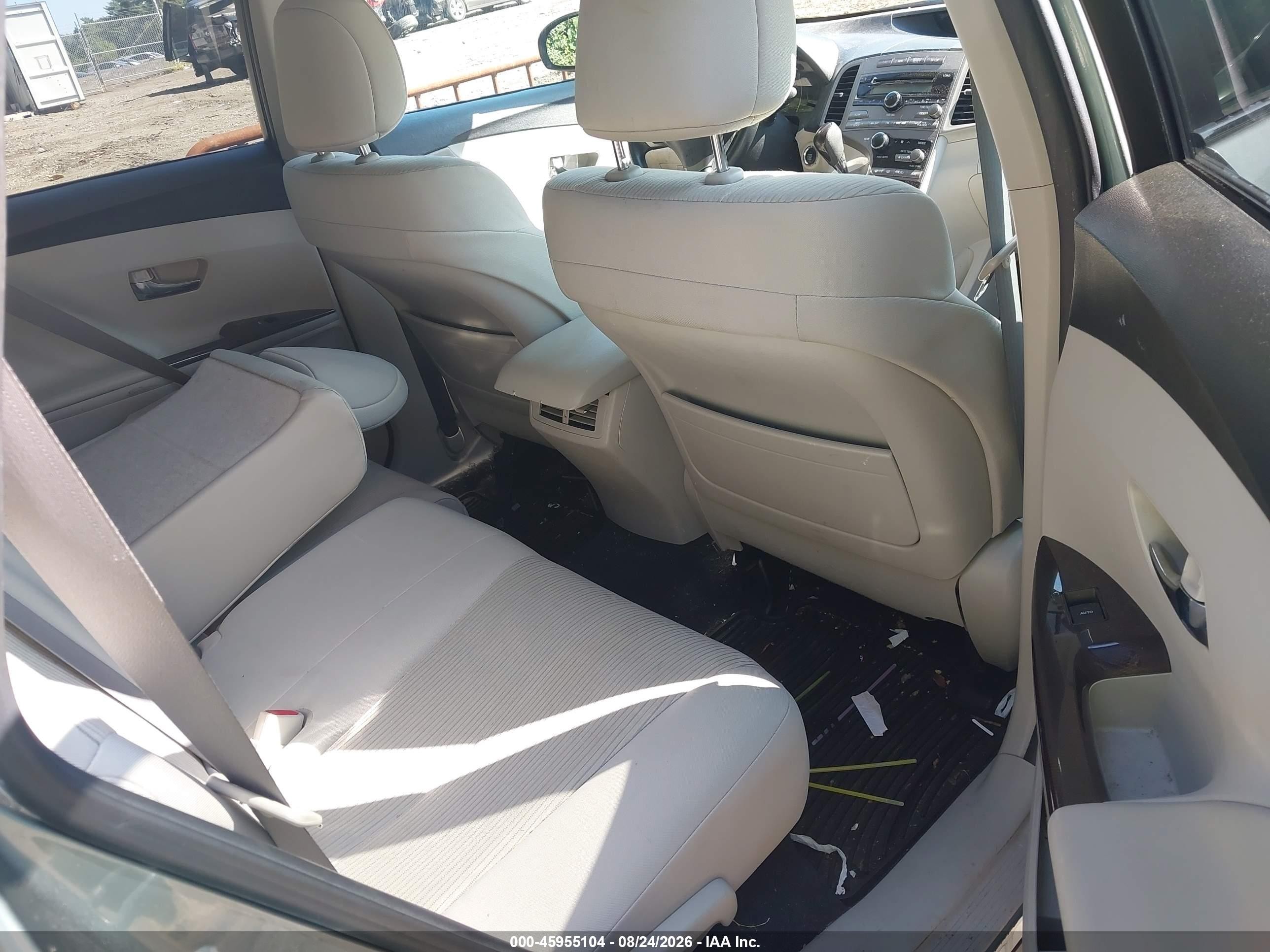 2009 Toyota Venza Base V6 Зеленый vin: 4T3BK11A99U017985