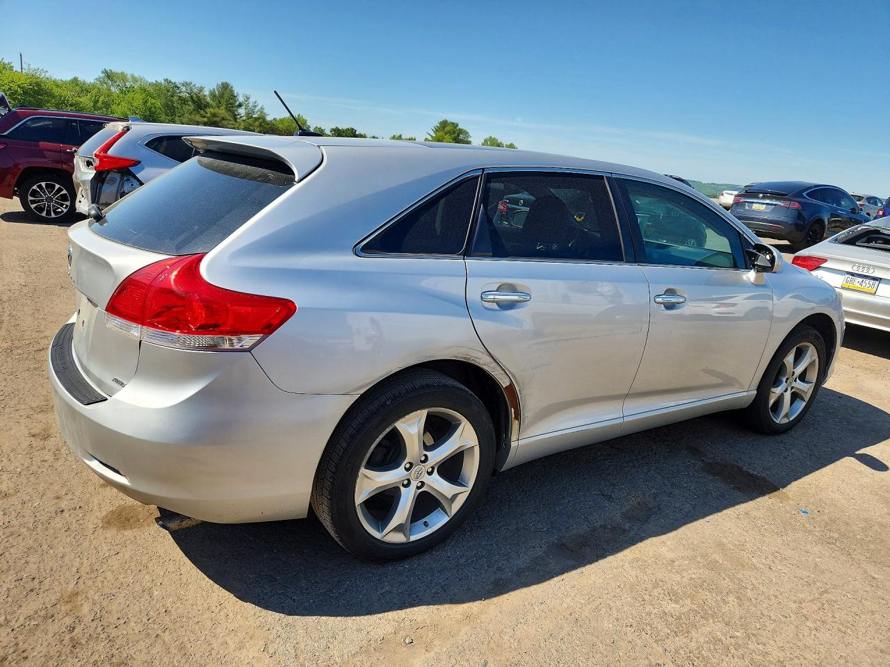 2009 Toyota Venza Awd V6 Silver vin: 4T3BK11AX9U003027