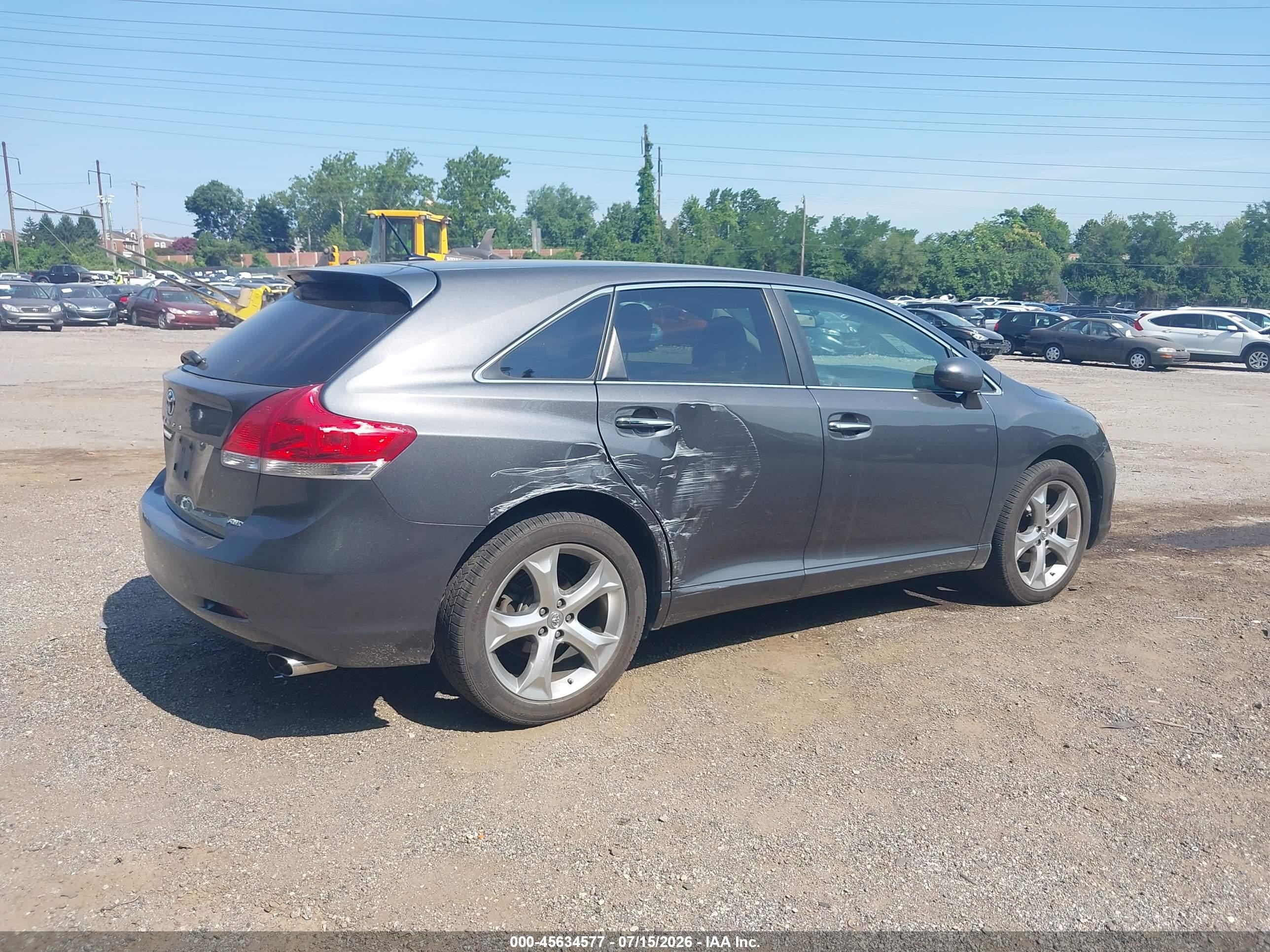 2009 Toyota Venza Base V6 Gray vin: 4T3BK11AX9U004159