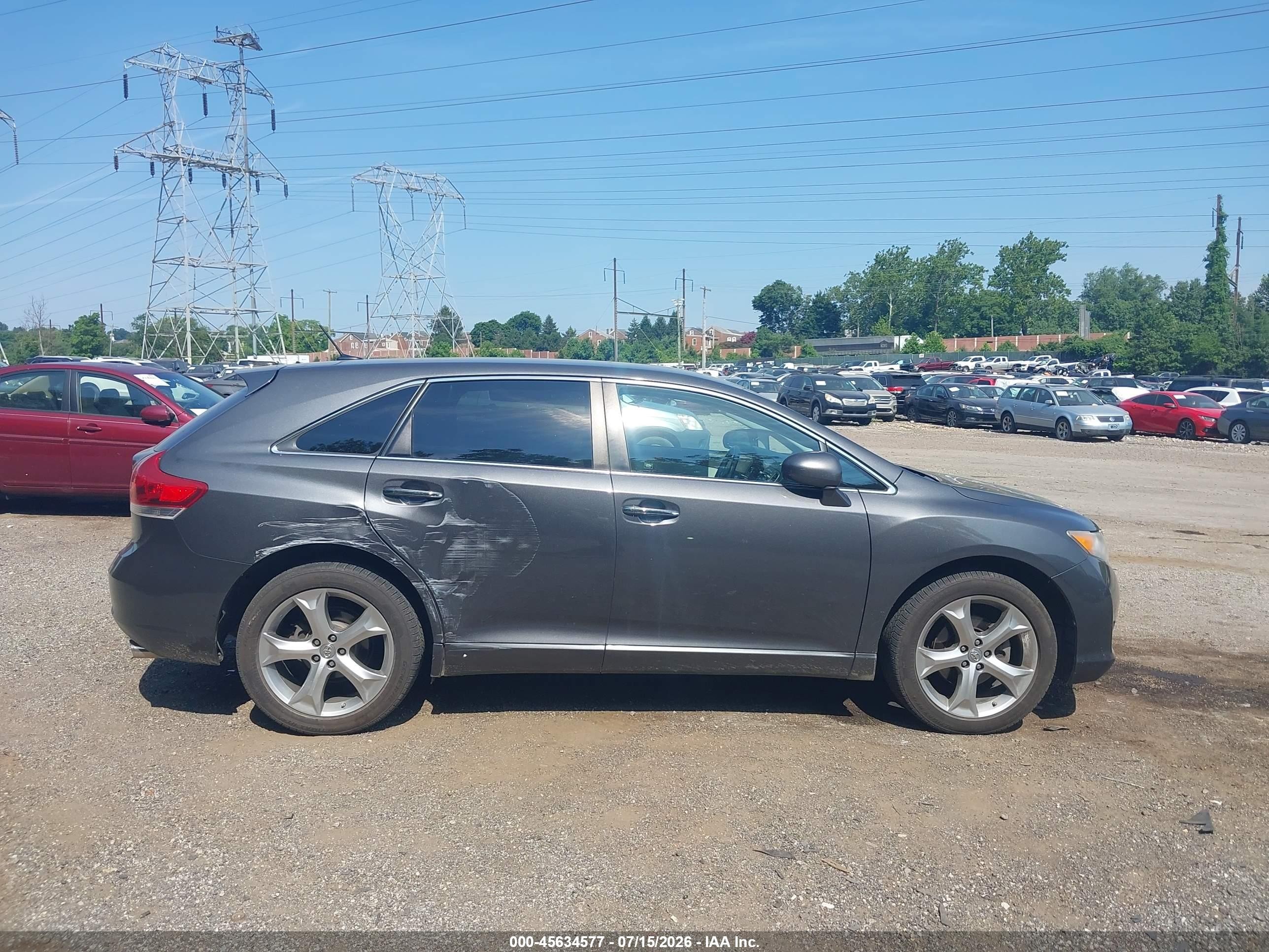 2009 Toyota Venza Base V6 Gray vin: 4T3BK11AX9U004159