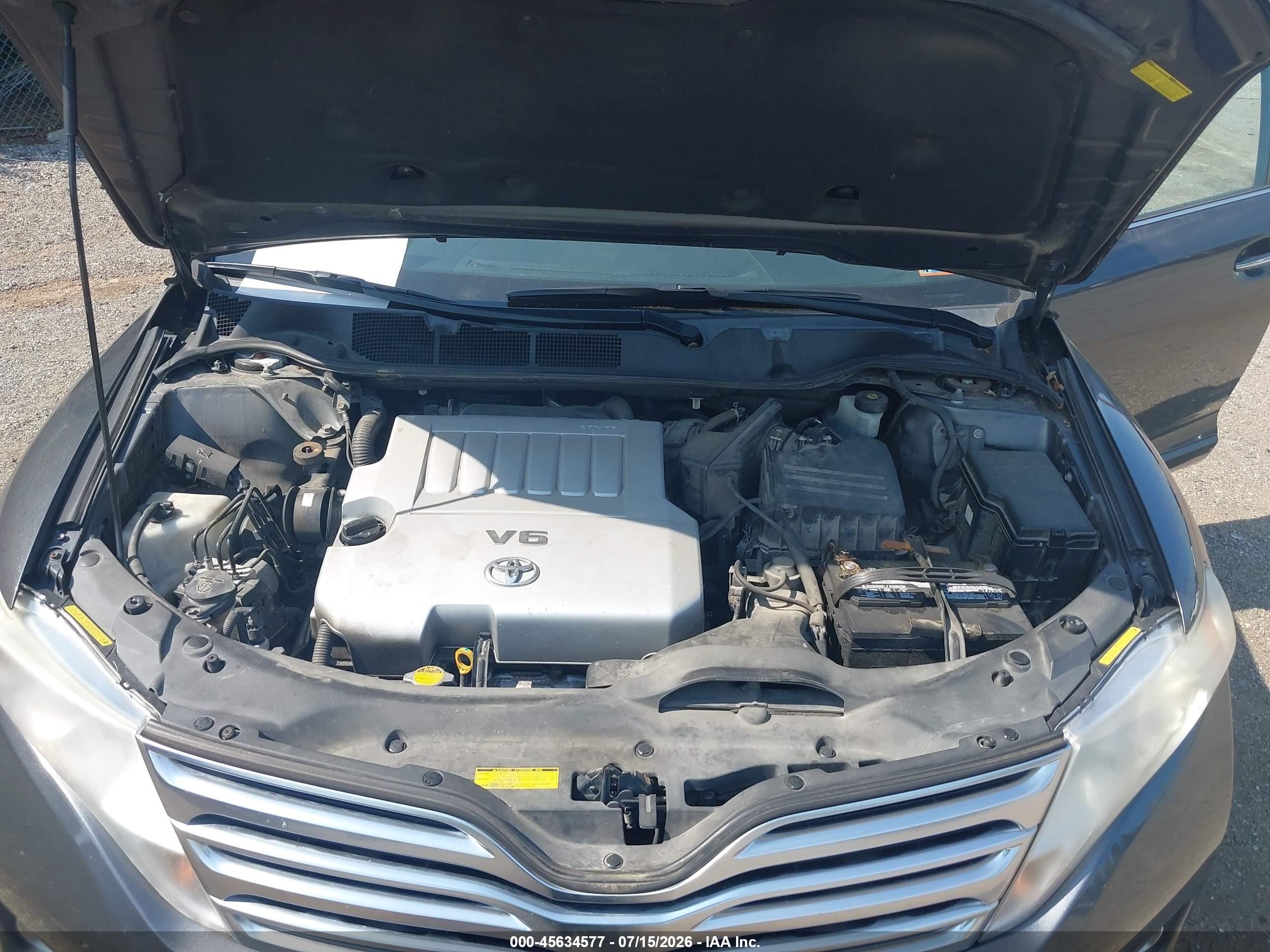 2009 Toyota Venza Base V6 Gray vin: 4T3BK11AX9U004159