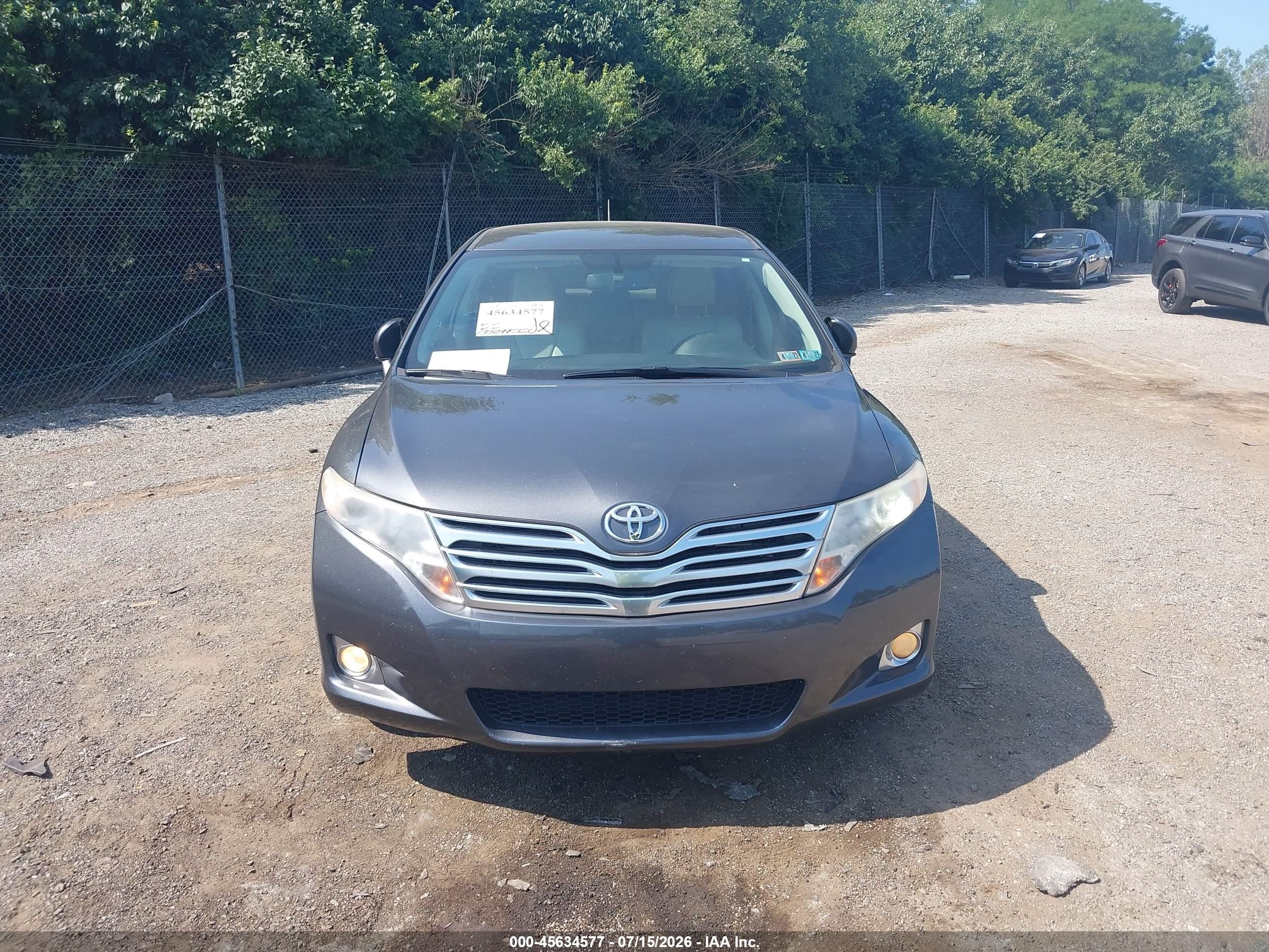 2009 Toyota Venza Base V6 Gray vin: 4T3BK11AX9U004159