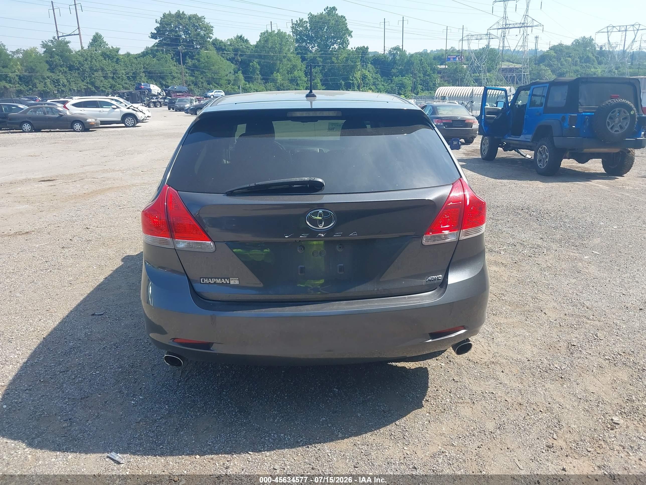 2009 Toyota Venza Base V6 Gray vin: 4T3BK11AX9U004159