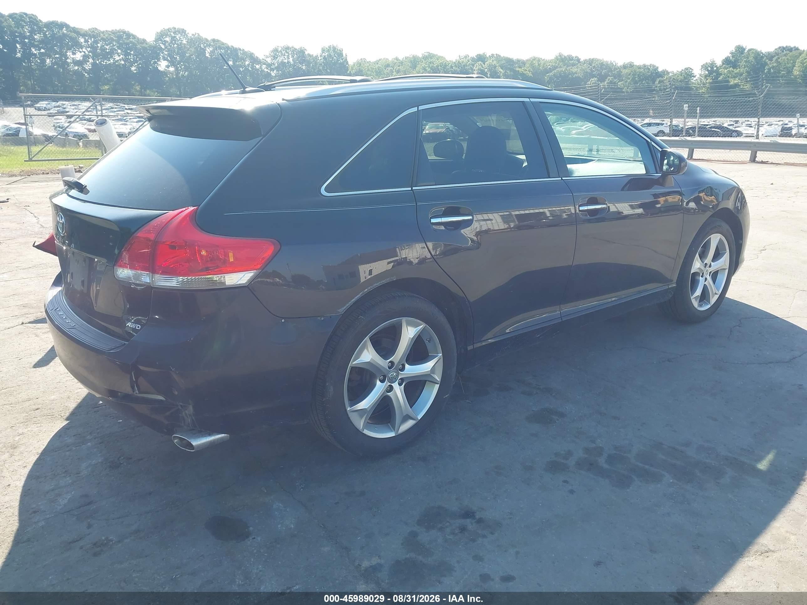 2009 Toyota Venza Base V6 Black vin: 4T3BK11AX9U004758