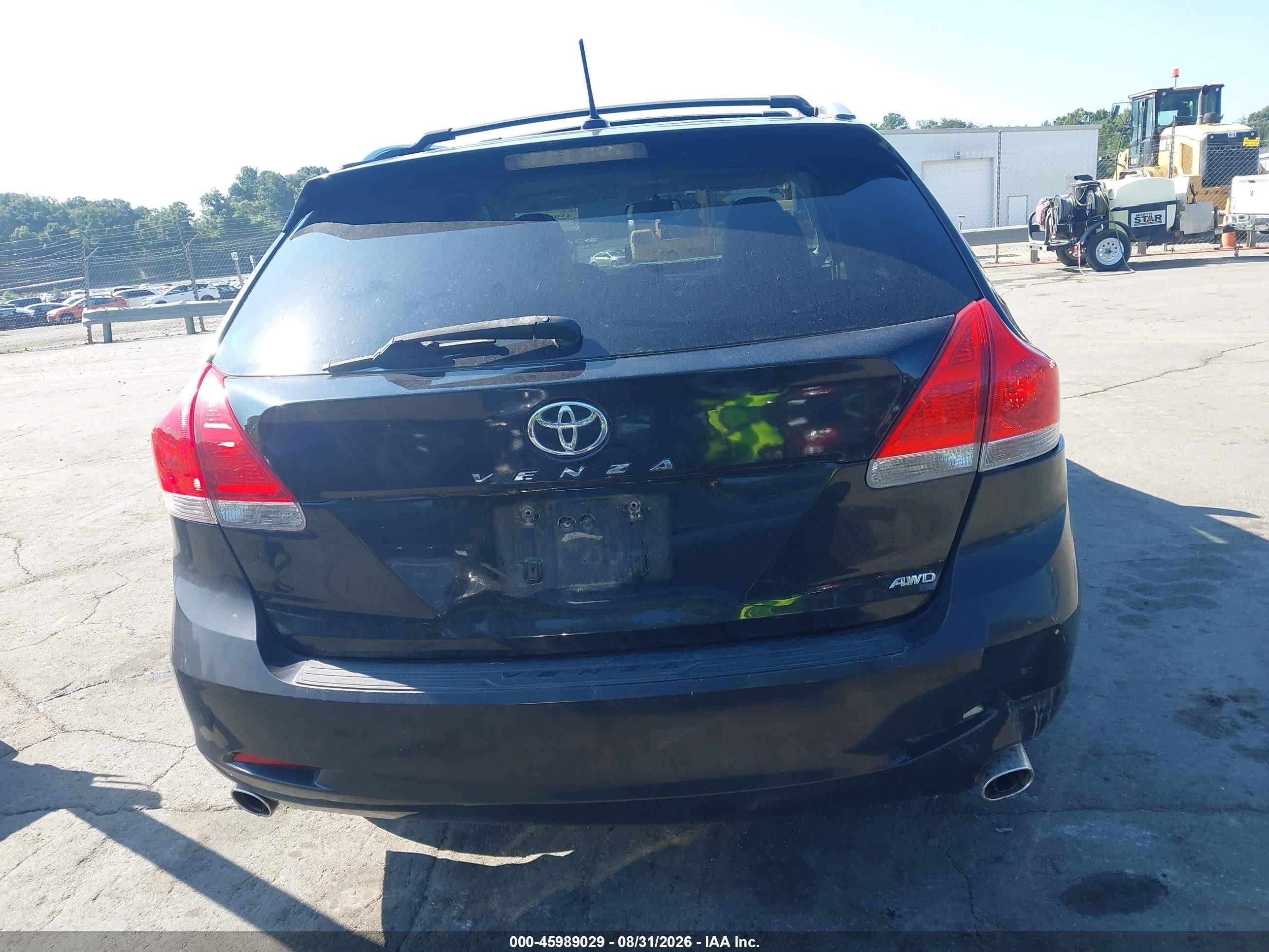 2009 Toyota Venza Base V6 Black vin: 4T3BK11AX9U004758