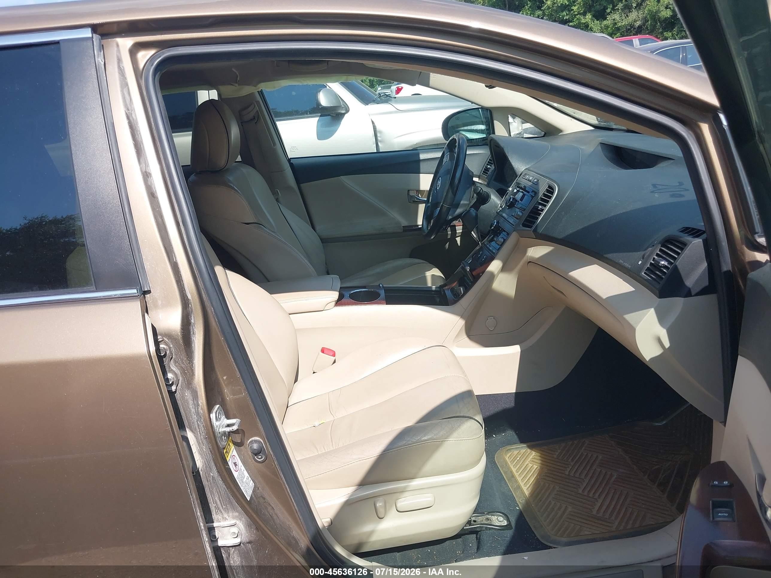2009 Toyota Venza Base V6 Brown vin: 4T3BK11AX9U007711