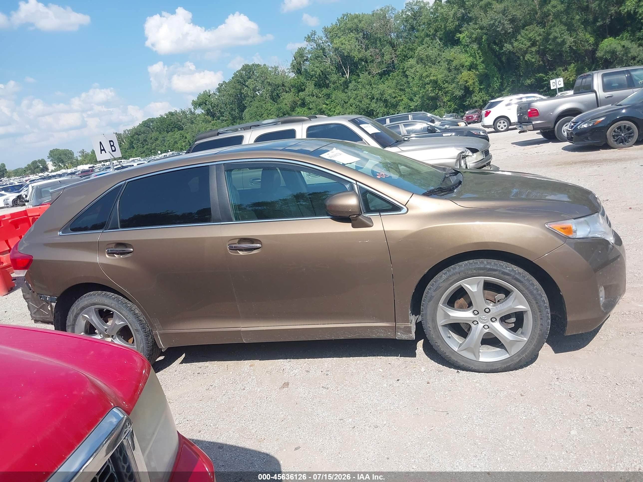 2009 Toyota Venza Base V6 Brown vin: 4T3BK11AX9U007711