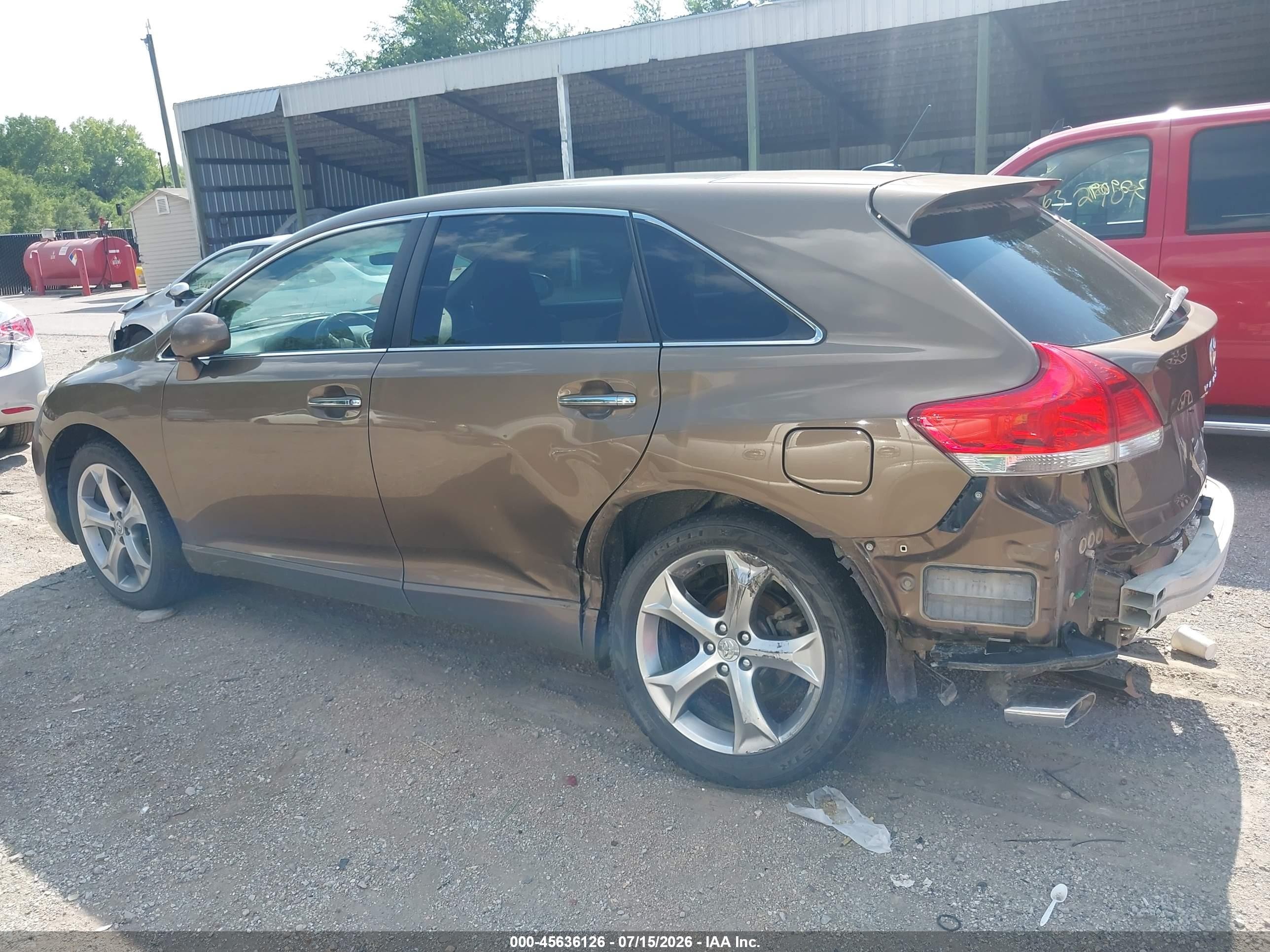 2009 Toyota Venza Base V6 Brown vin: 4T3BK11AX9U007711