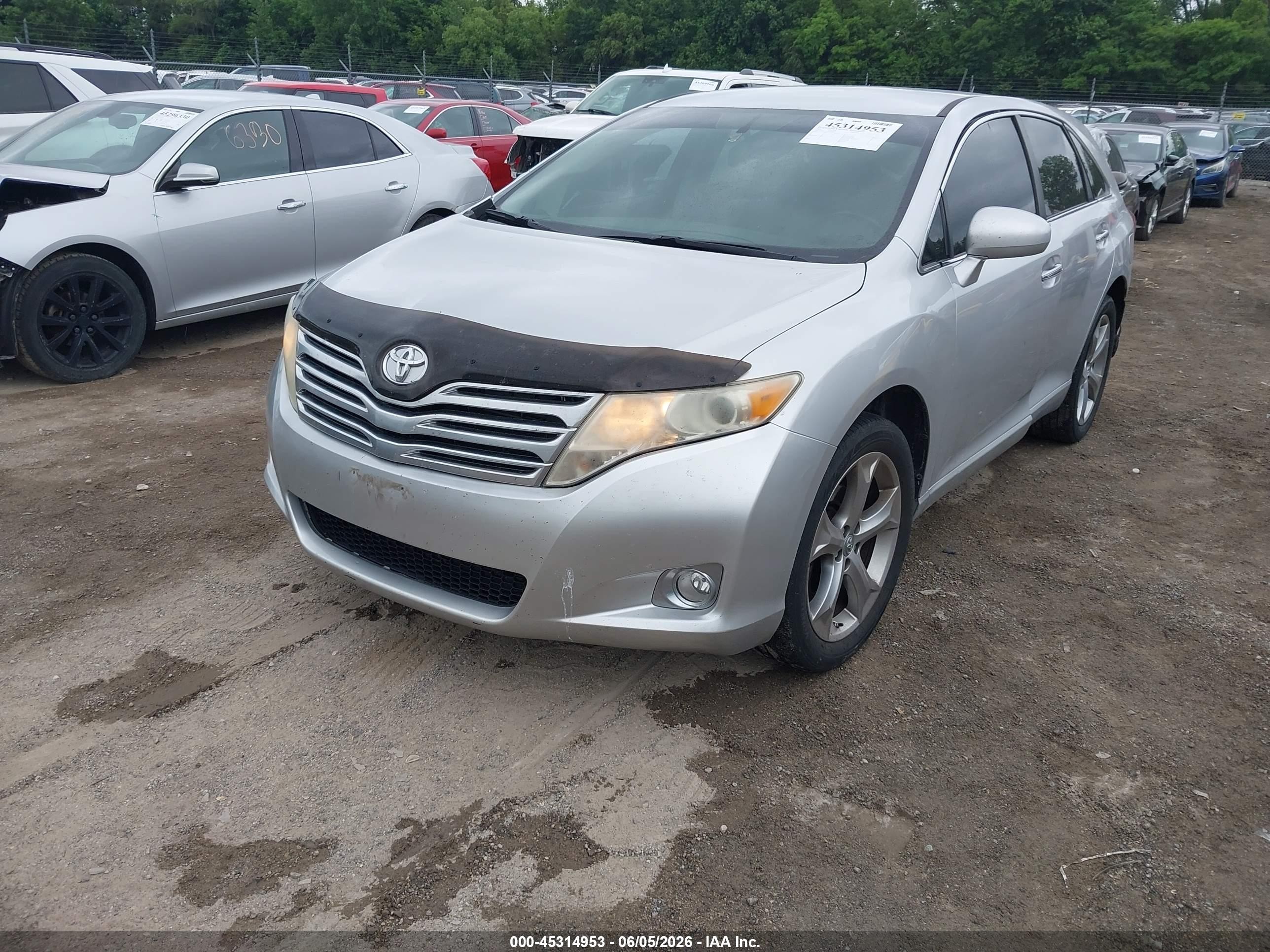 2009 Toyota Venza Base V6 Серебряный vin: 4T3BK11AX9U009927