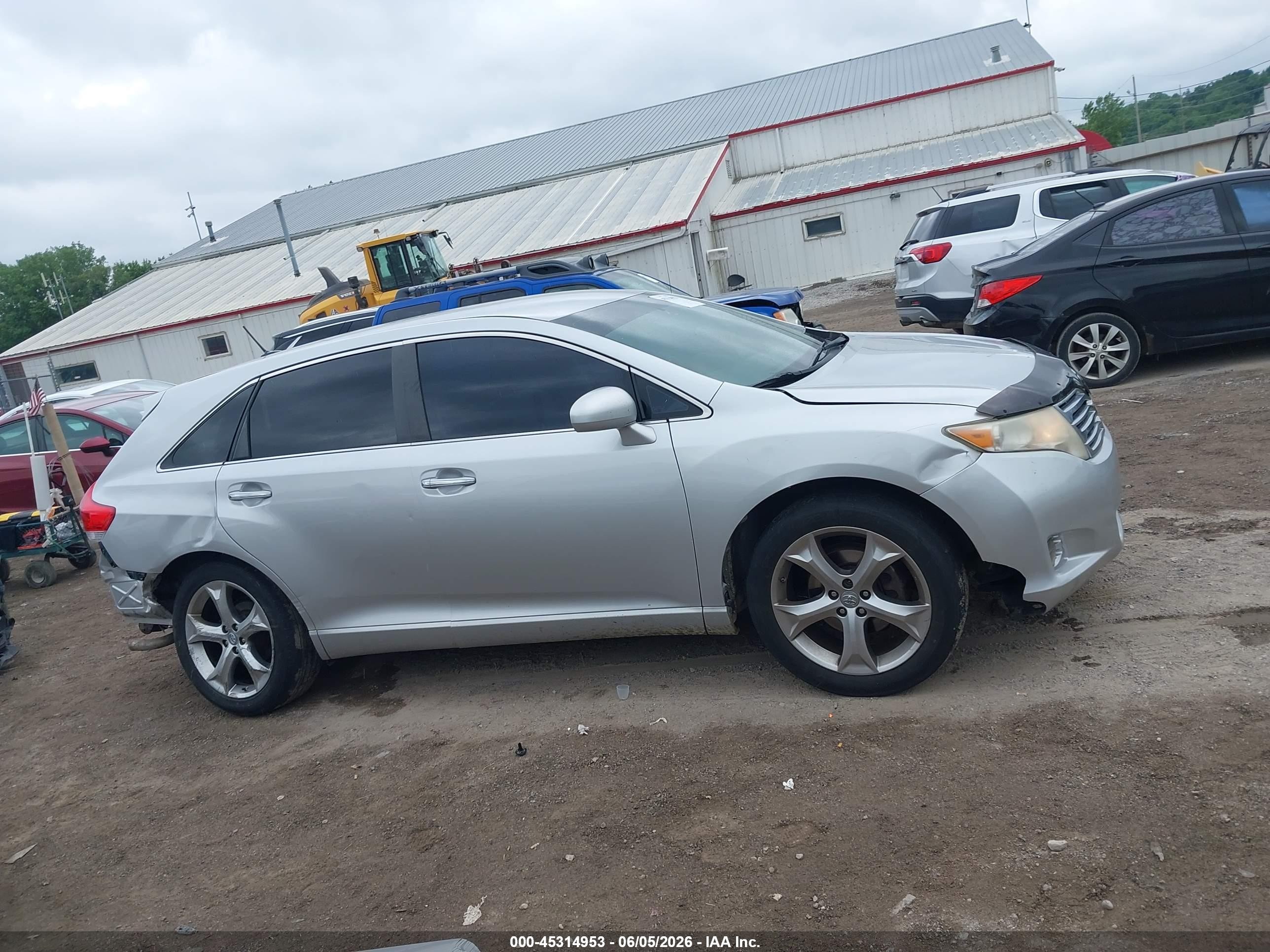 2009 Toyota Venza Base V6 Серебряный vin: 4T3BK11AX9U009927