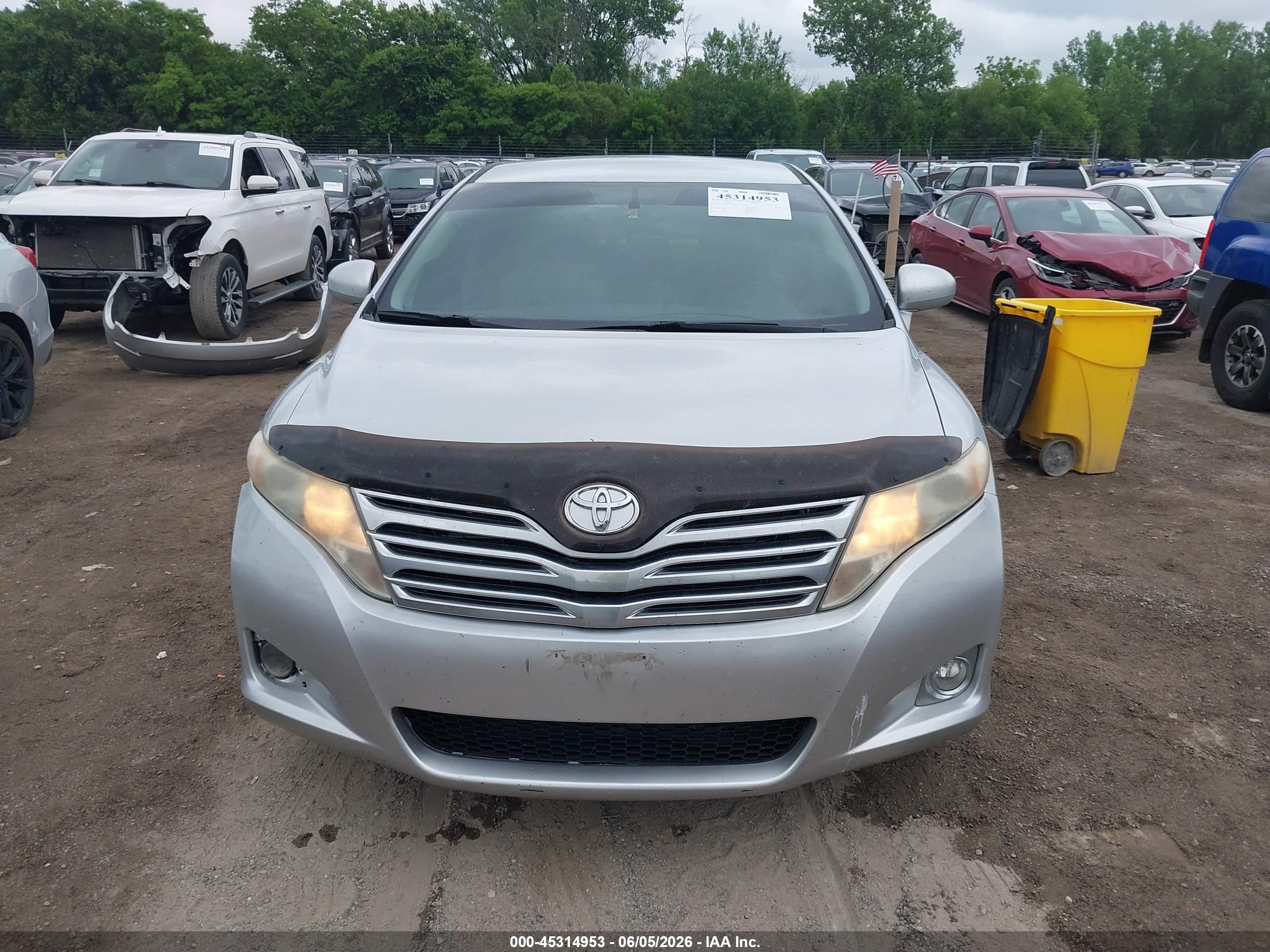 2009 Toyota Venza Base V6 Серебряный vin: 4T3BK11AX9U009927