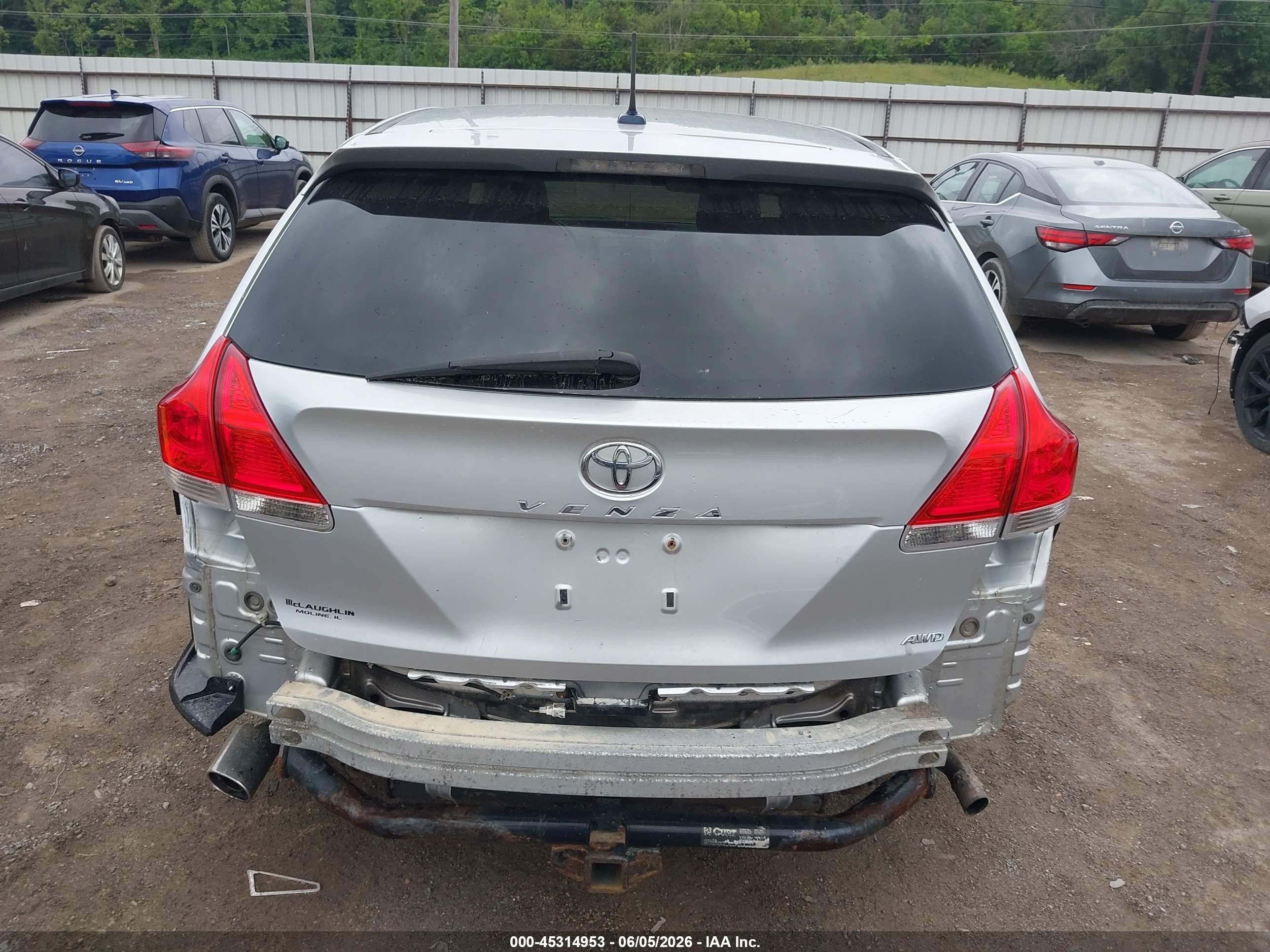 2009 Toyota Venza Base V6 Серебряный vin: 4T3BK11AX9U009927