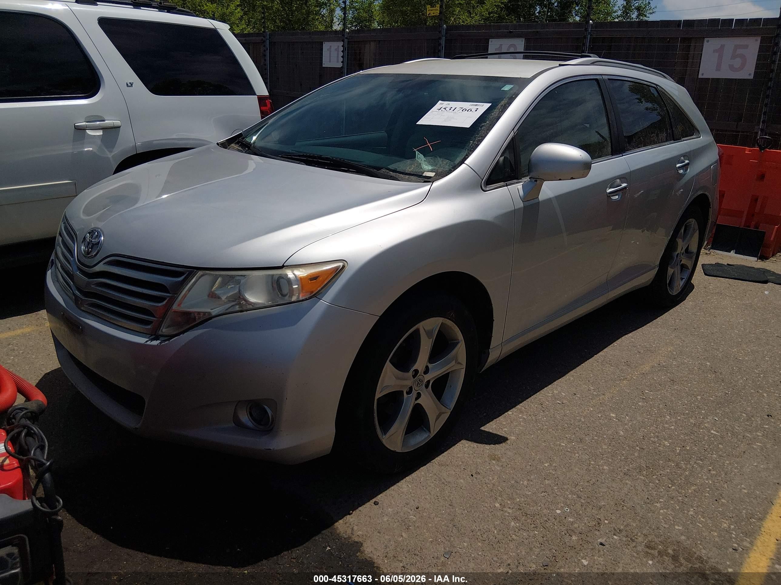 2009 Toyota Venza Base V6 Серебряный vin: 4T3BK11AX9U013234