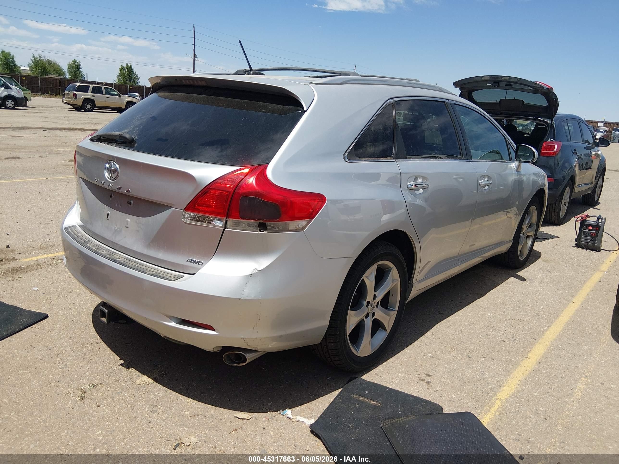 2009 Toyota Venza Base V6 Серебряный vin: 4T3BK11AX9U013234