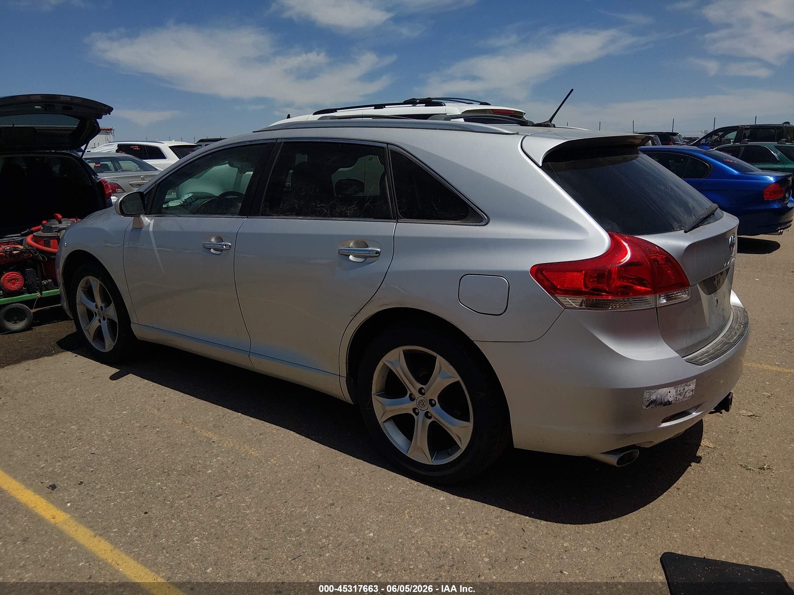 2009 Toyota Venza Base V6 Серебряный vin: 4T3BK11AX9U013234