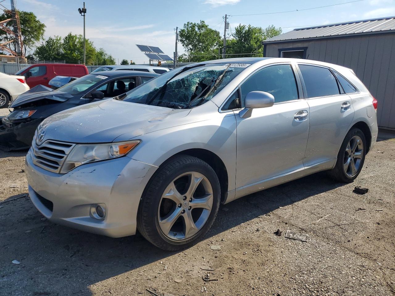 2010 Toyota Venza Awd V6 Silver vin: 4T3BK3BB0AU043558