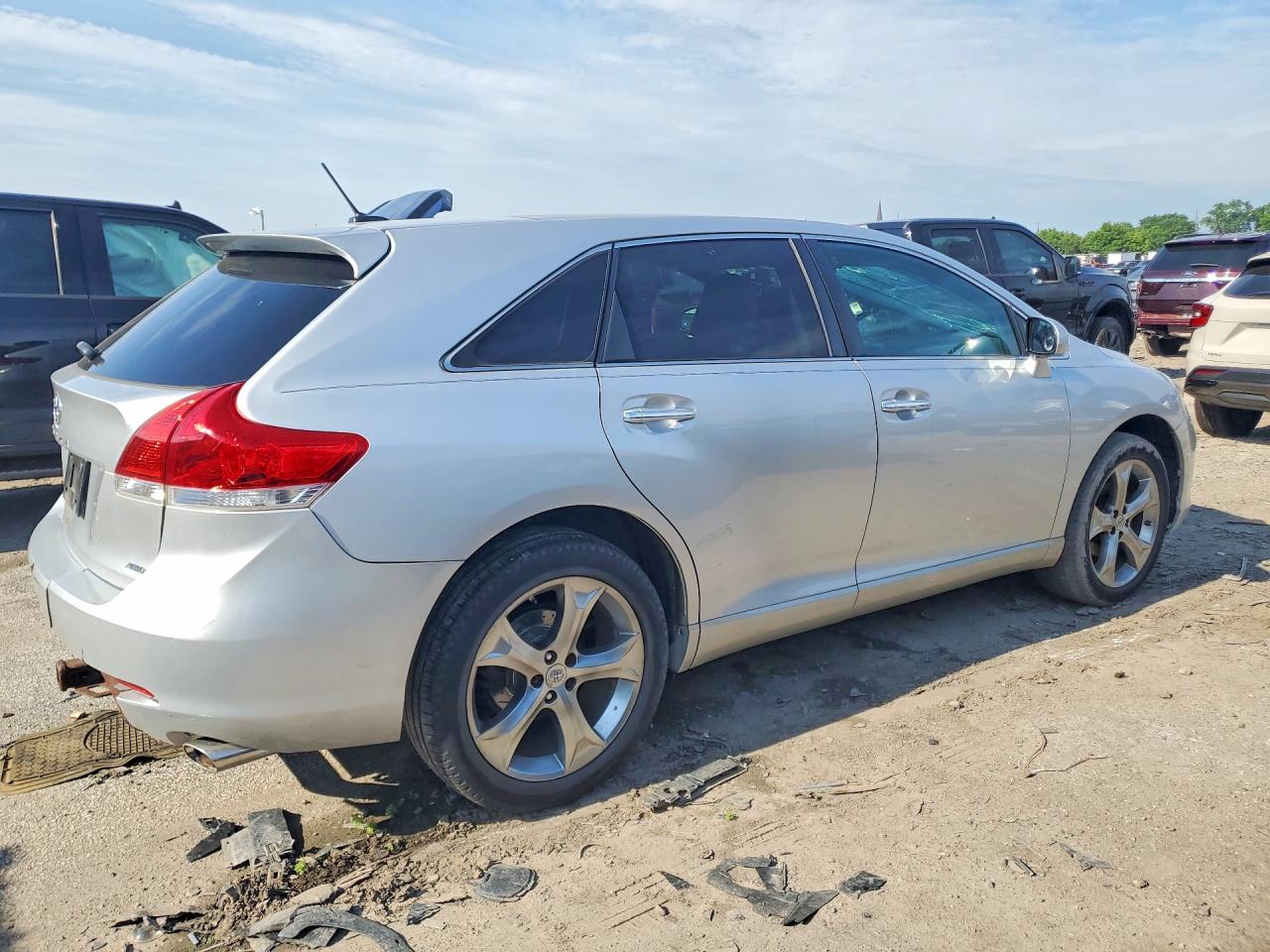 2010 Toyota Venza Awd V6 Silver vin: 4T3BK3BB0AU043558