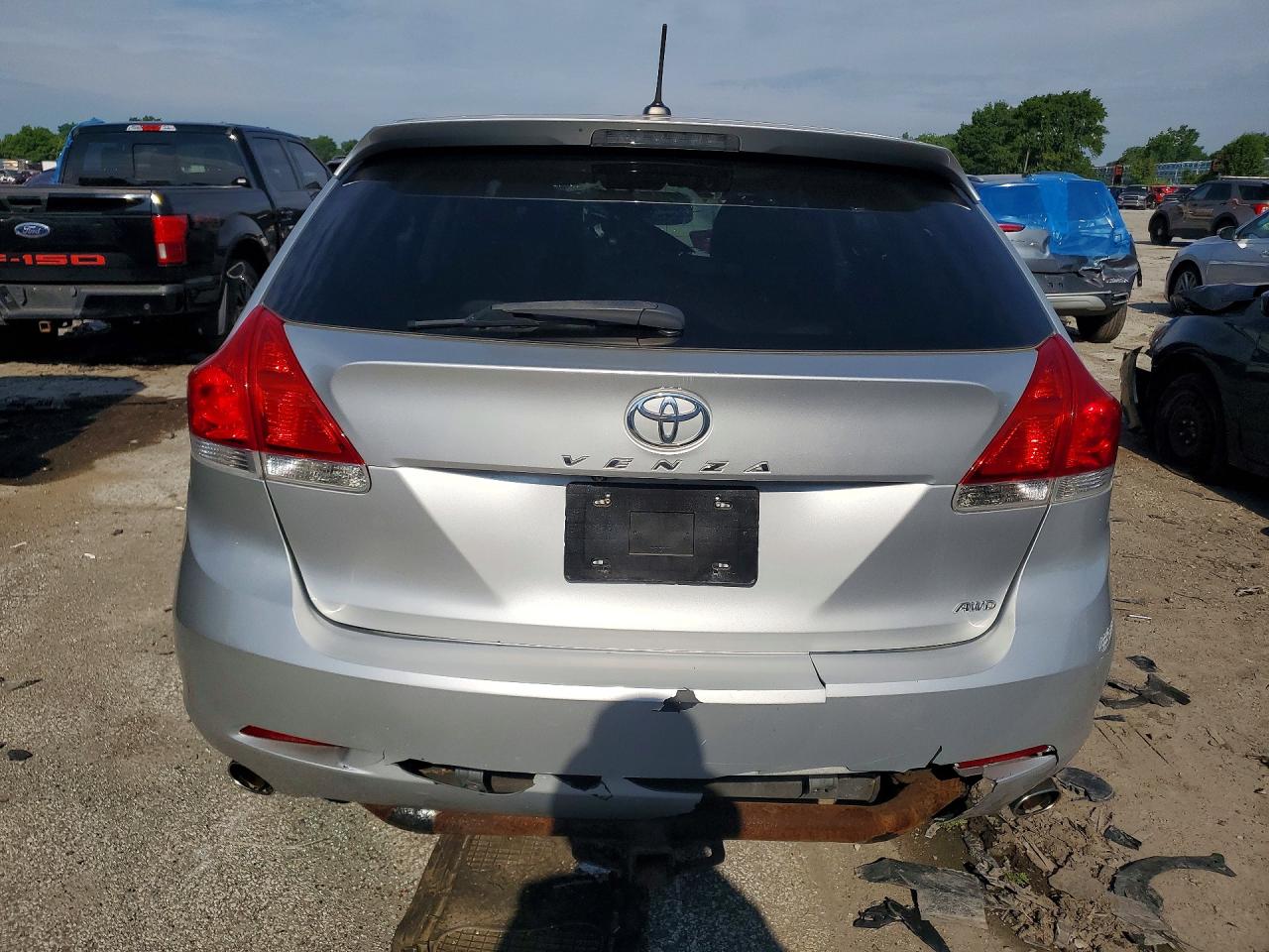 2010 Toyota Venza Awd V6 Silver vin: 4T3BK3BB0AU043558