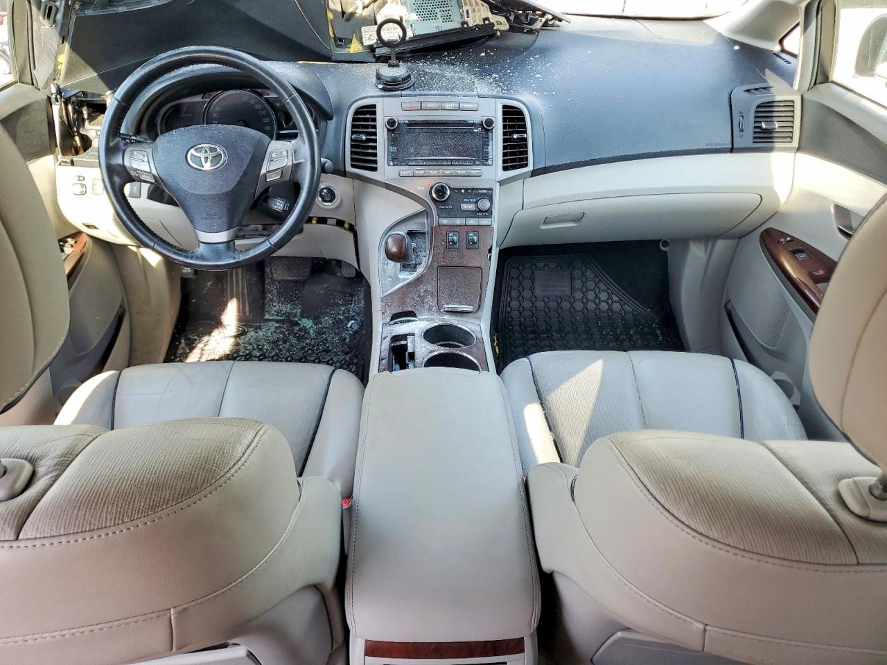 2010 Toyota Venza Awd V6 Silver vin: 4T3BK3BB0AU043558