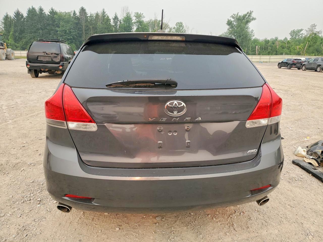 2011 Toyota Venza Awd V6 Charcoal vin: 4T3BK3BB0BU052875