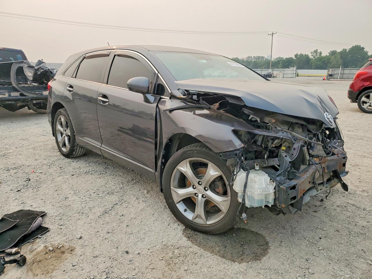 2011 Toyota Venza Awd V6 Charcoal vin: 4T3BK3BB0BU052875