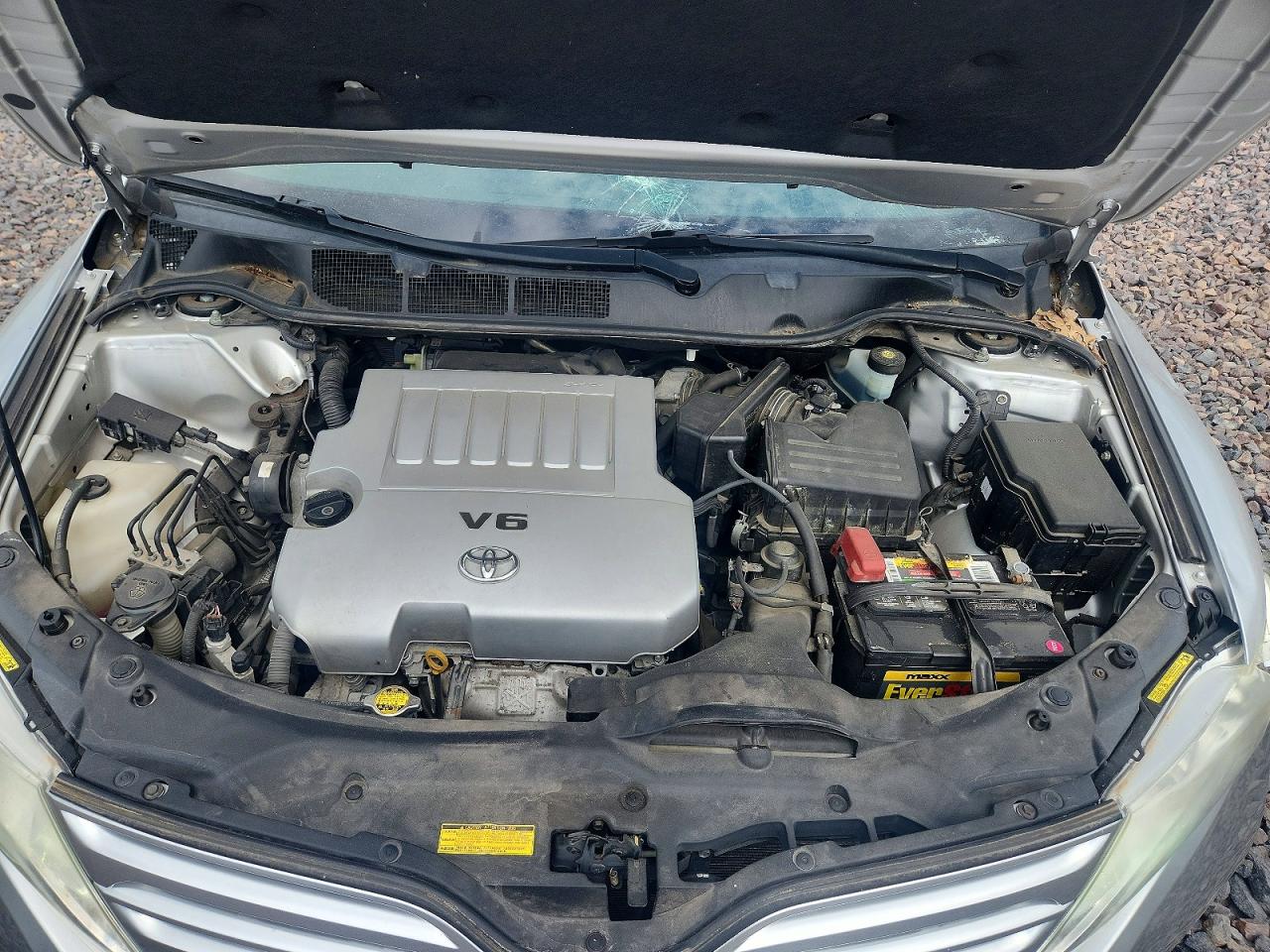 2011 Toyota Venza Awd V6 Silver vin: 4T3BK3BB0BU055632