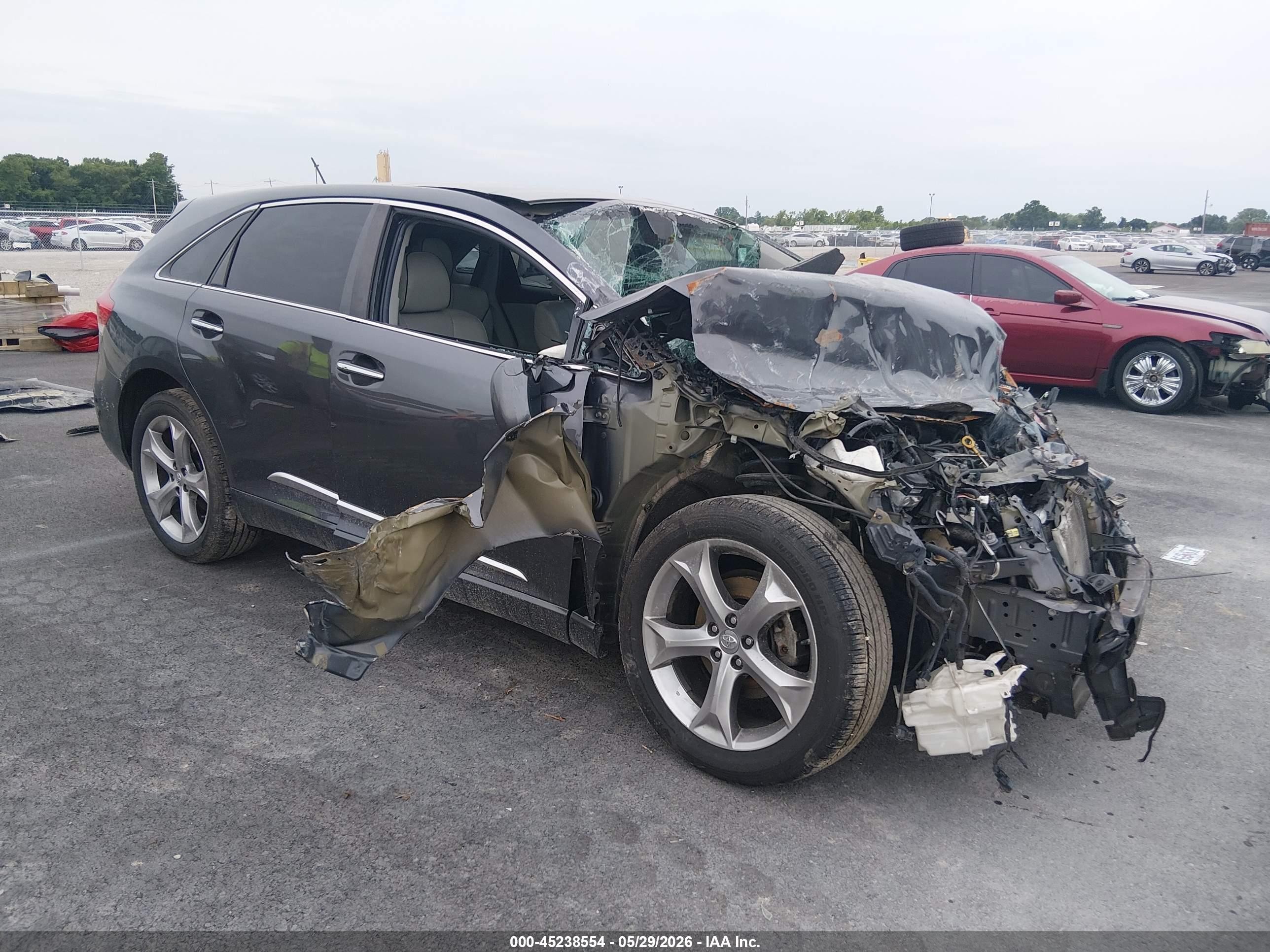 2012 Toyota Venza Limited V6 Gray vin: 4T3BK3BB0CU069967