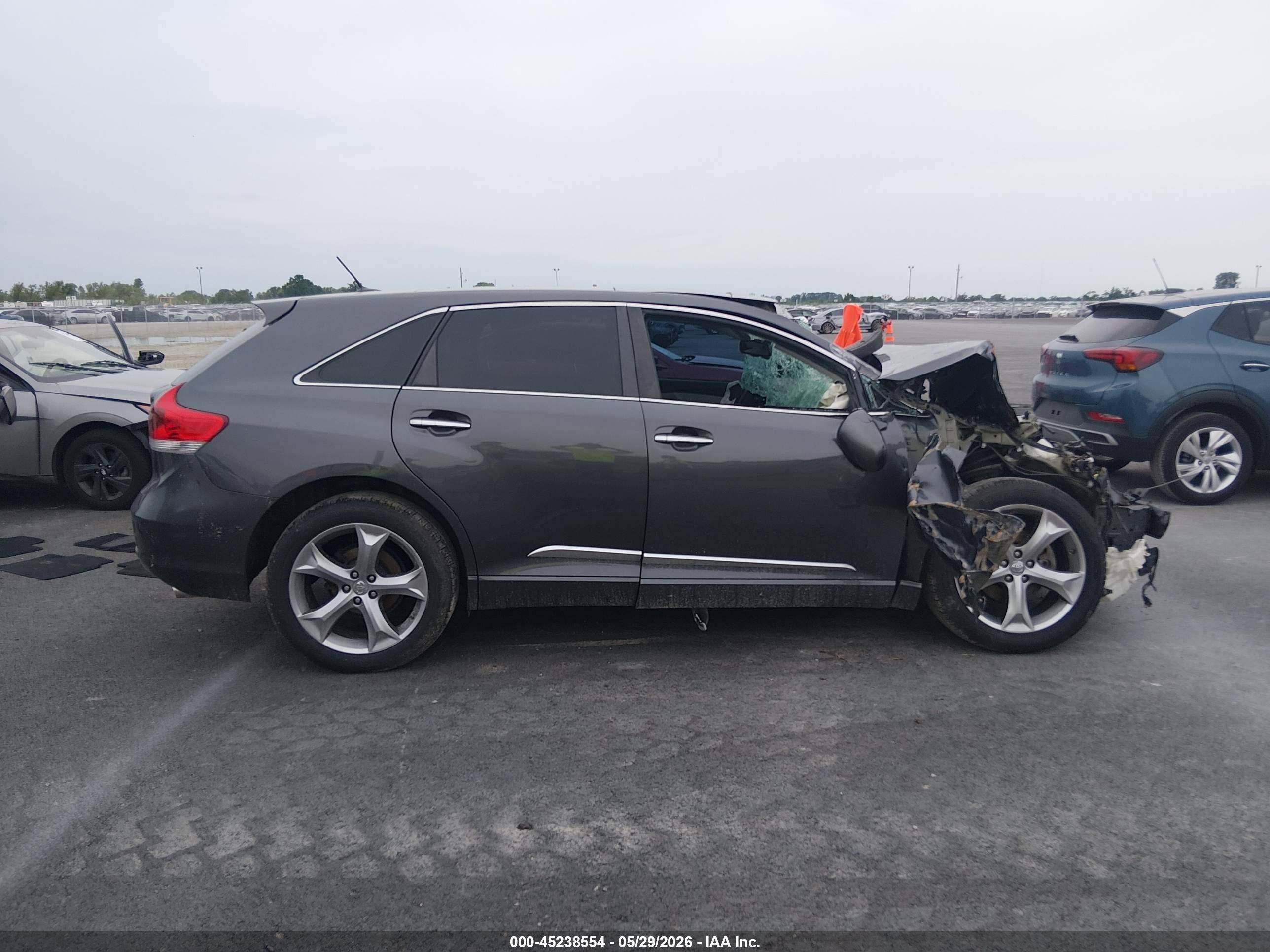 2012 Toyota Venza Limited V6 Gray vin: 4T3BK3BB0CU069967