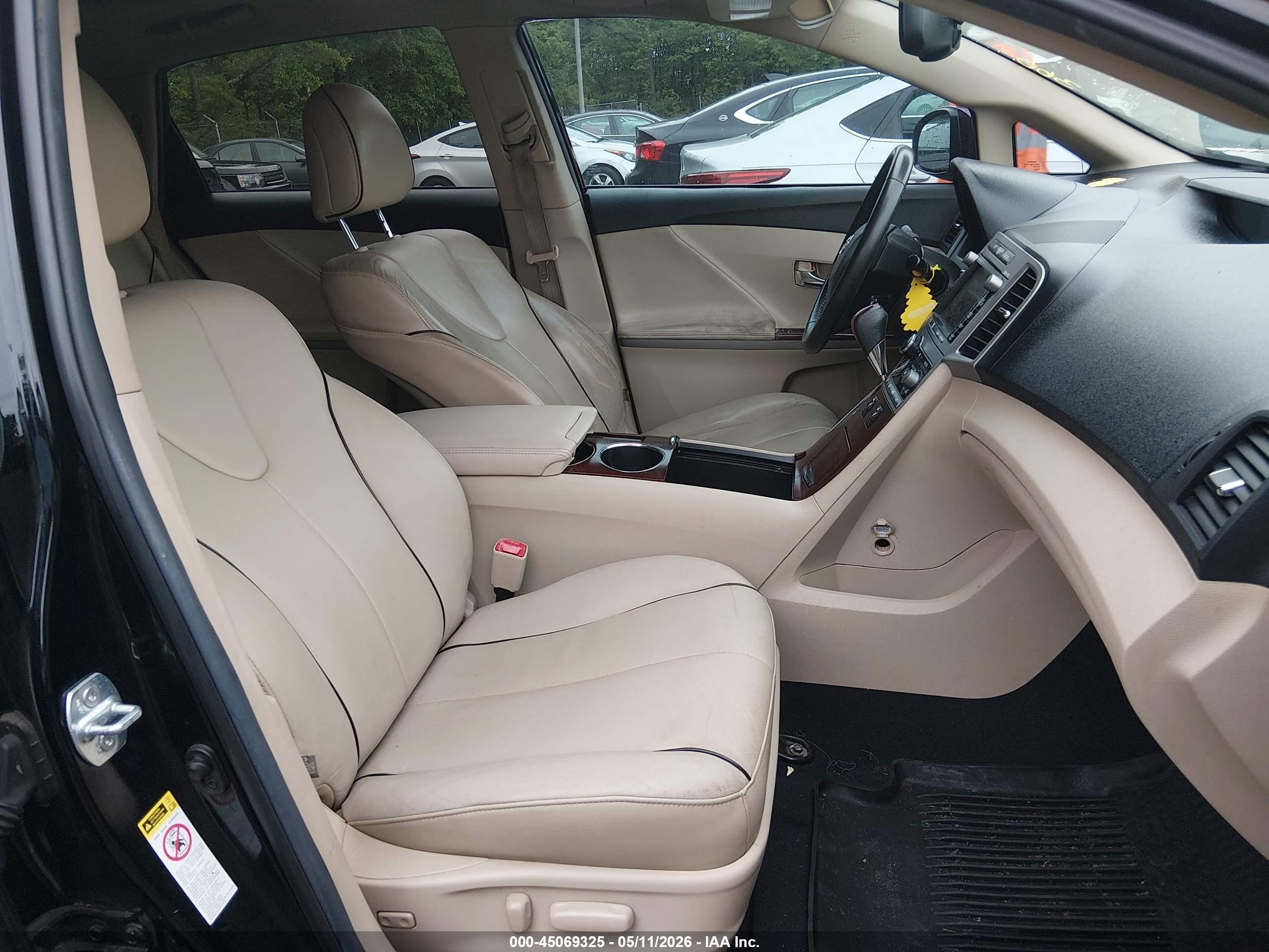 2012 Toyota Venza Limited V6 Black vin: 4T3BK3BB0CU071749