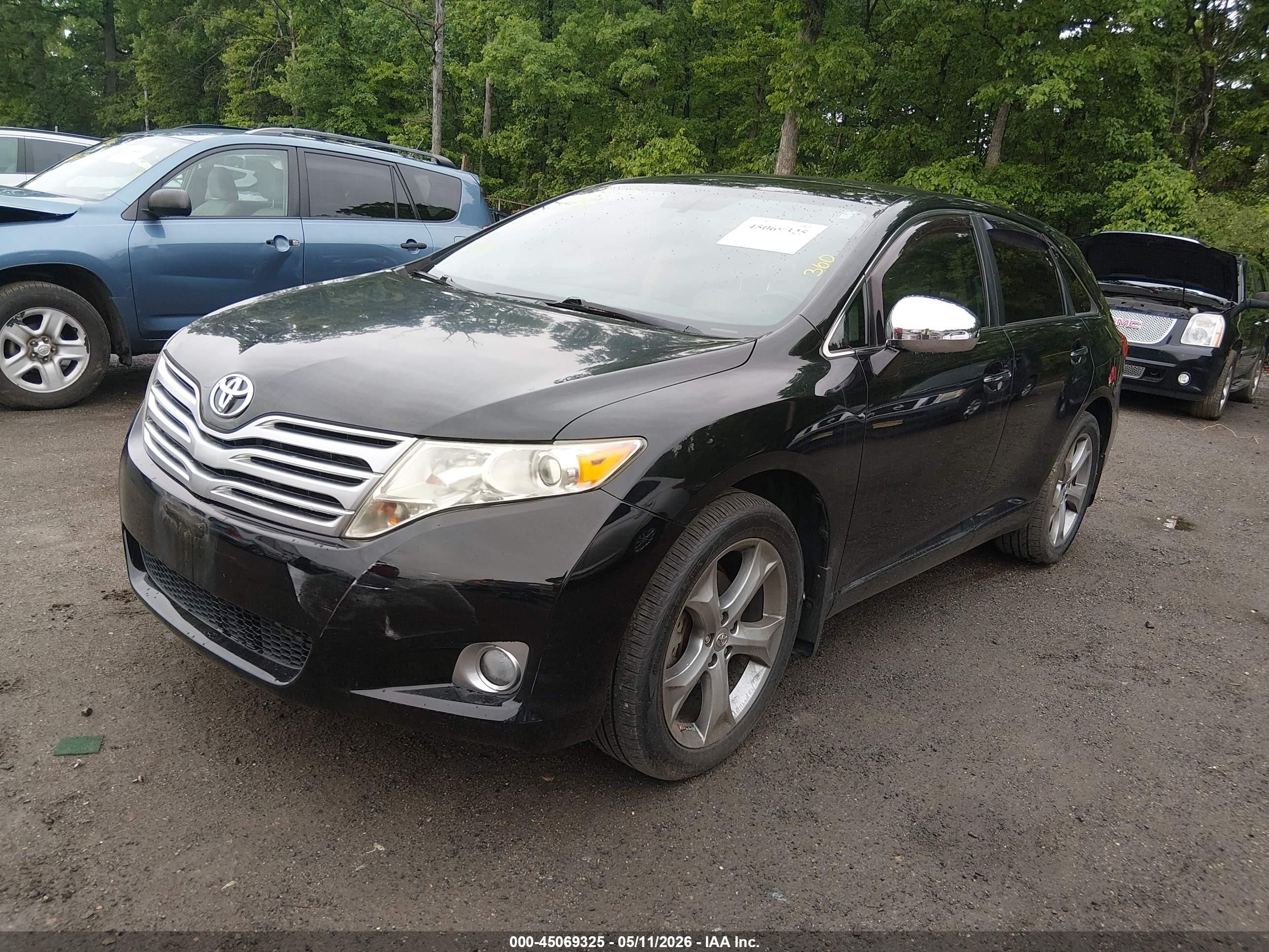 2012 Toyota Venza Limited V6 Black vin: 4T3BK3BB0CU071749
