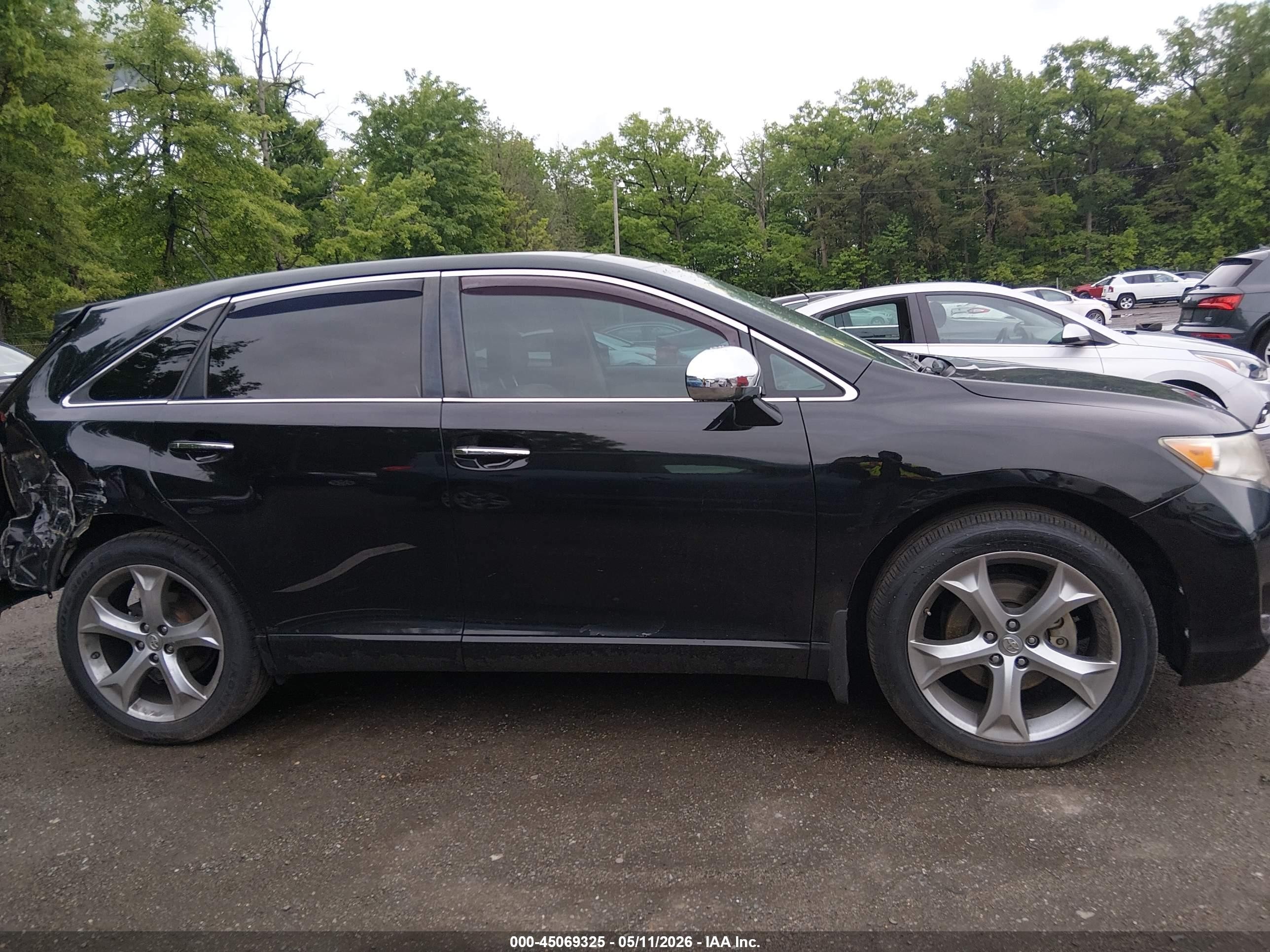 2012 Toyota Venza Limited V6 Black vin: 4T3BK3BB0CU071749